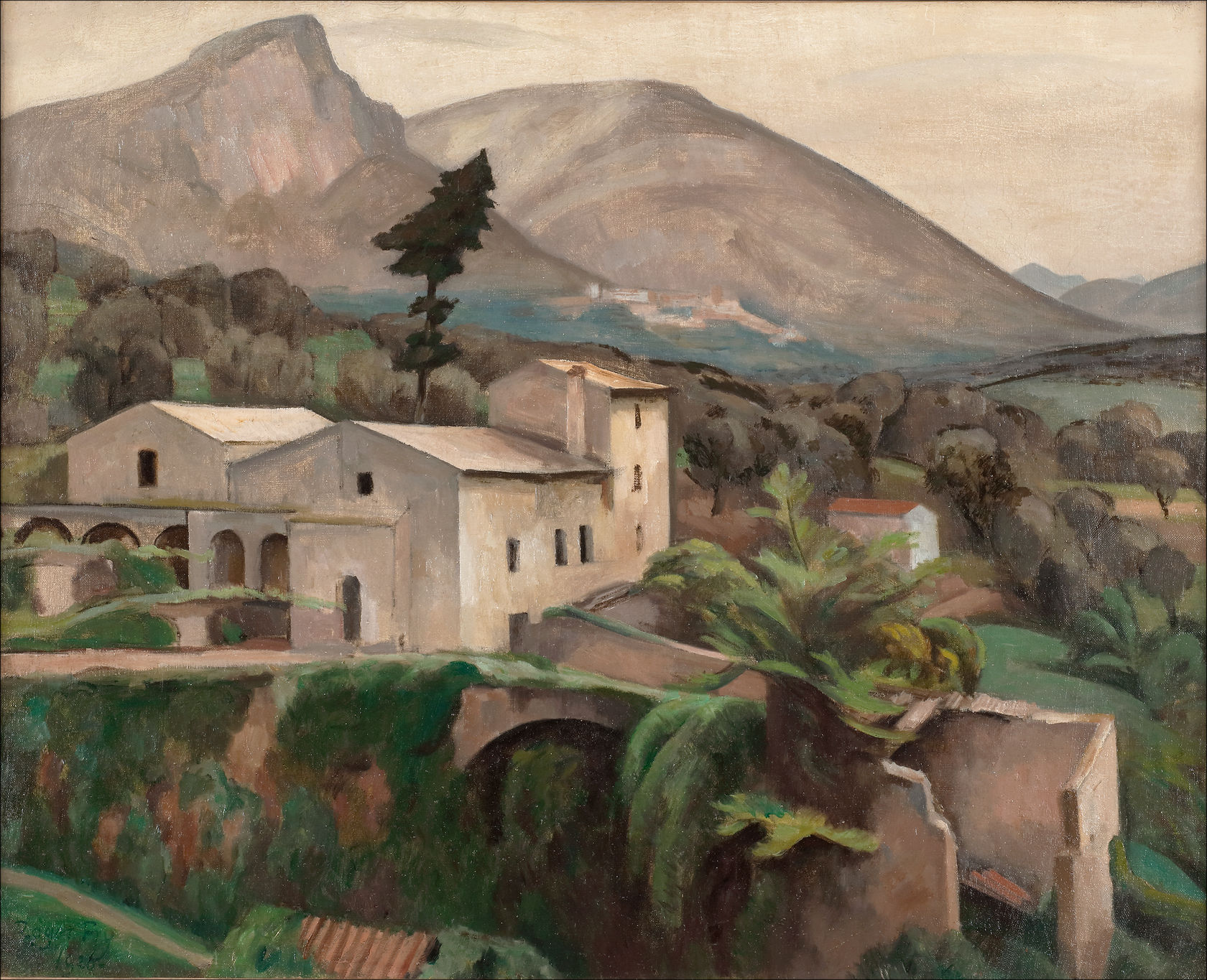Signed and dated 'Roger Fry/ 1920' lower left  Oil on canvas  25 x 31 ½ in. (63.5 x 80 cm)