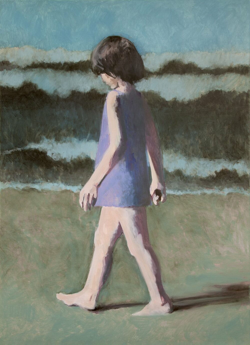 Claerwen James Self portrait when young , 2013