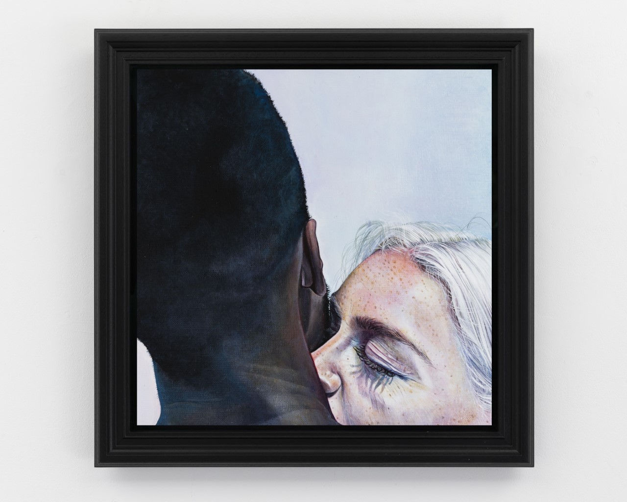 Ishbel Myerscough Kiss, 2019 Oil on canvas 30 x 30 cm | 11 3/4 x 11 3/4 in Enquire