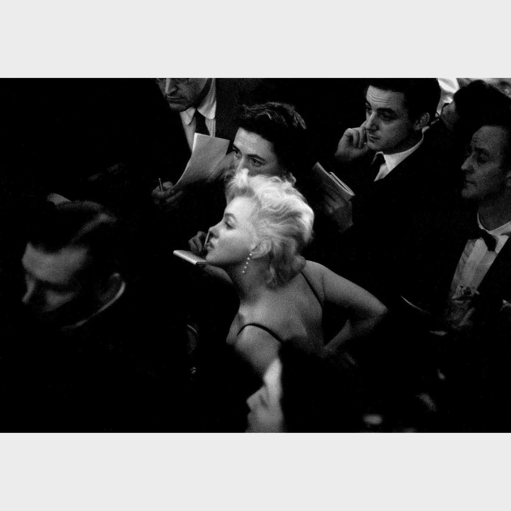 Eve Arnold Press Meeting at The Ritz for The Prince and the Showgirl