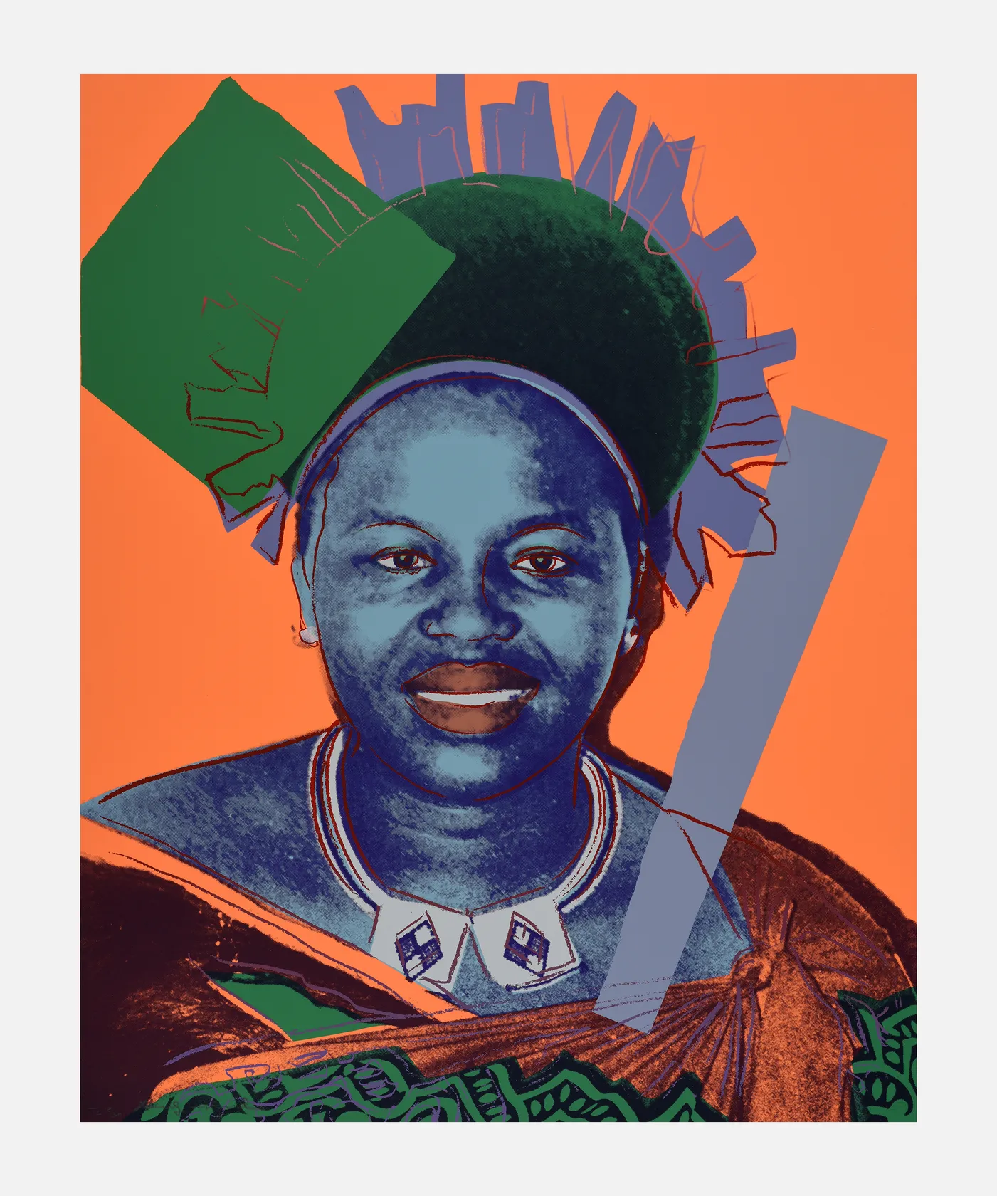 Andy Warhol Queen Ntombi Twala Of Swaziland