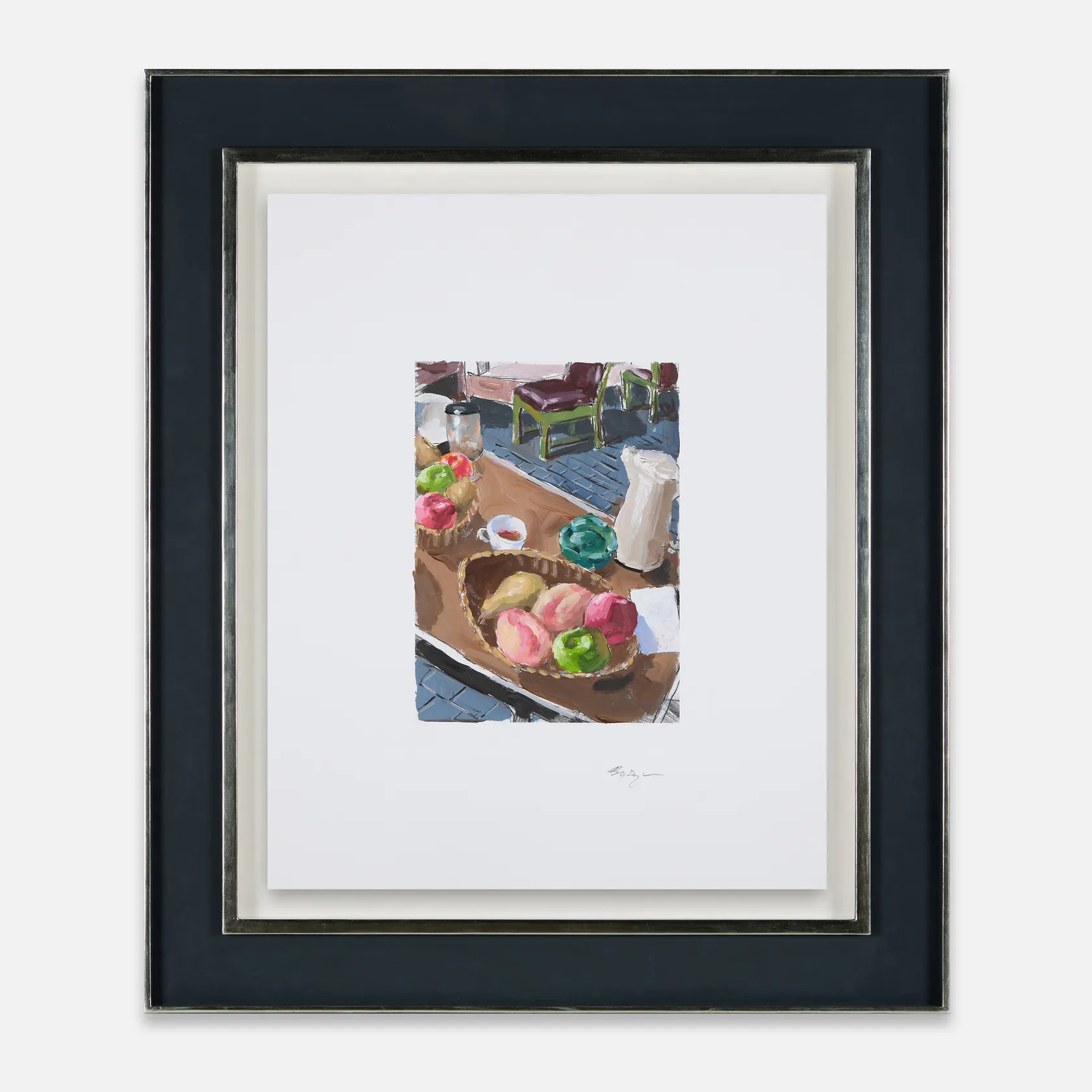 Bob Dylan, Still Life with Peaches , 2024