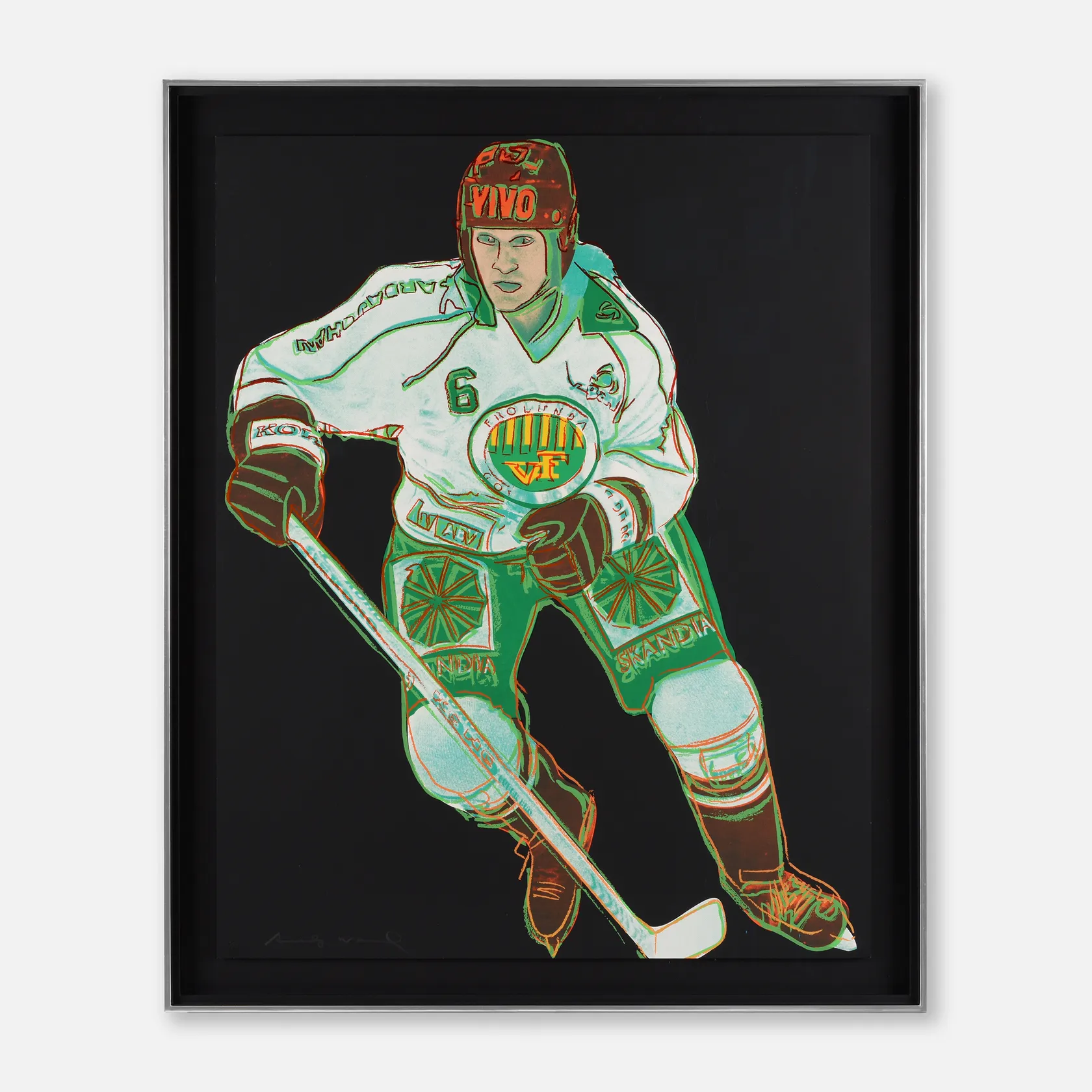 Andy Warhol, Frölunda Hockey Player