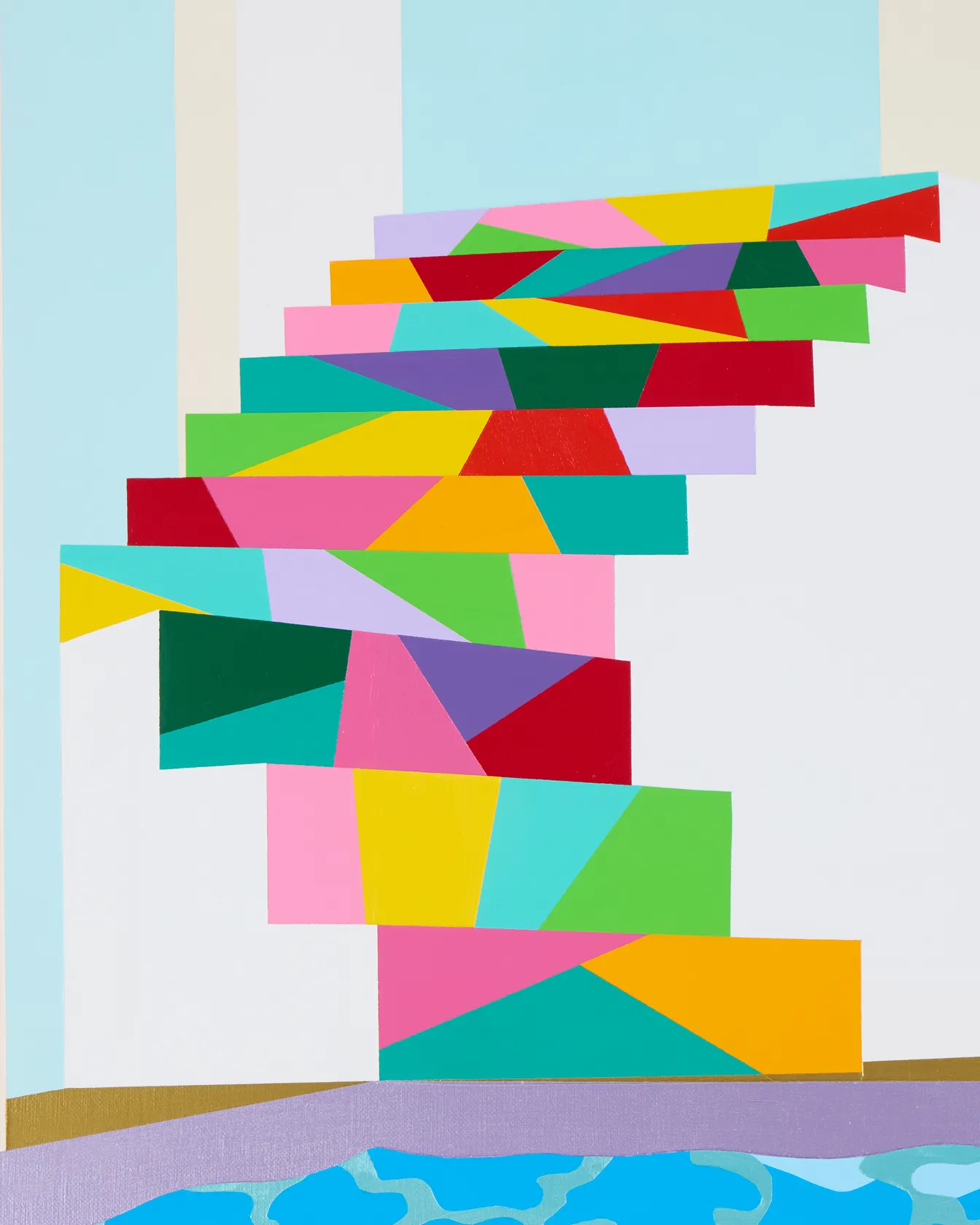 Pedro Paricio, Pool with Stairs , 2025