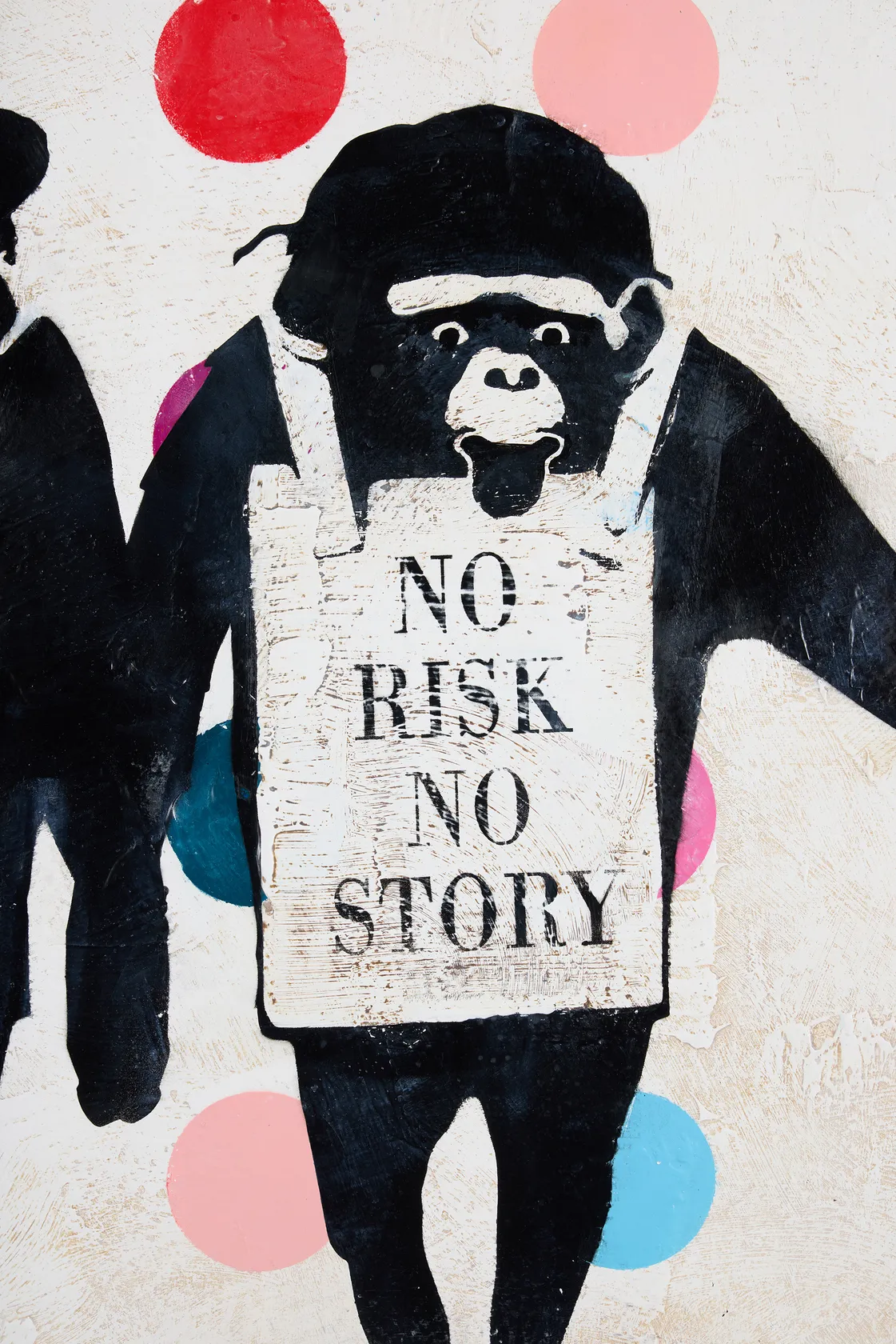 James McQueen, McQueen Monkeys with Koons Dogs I, 2024