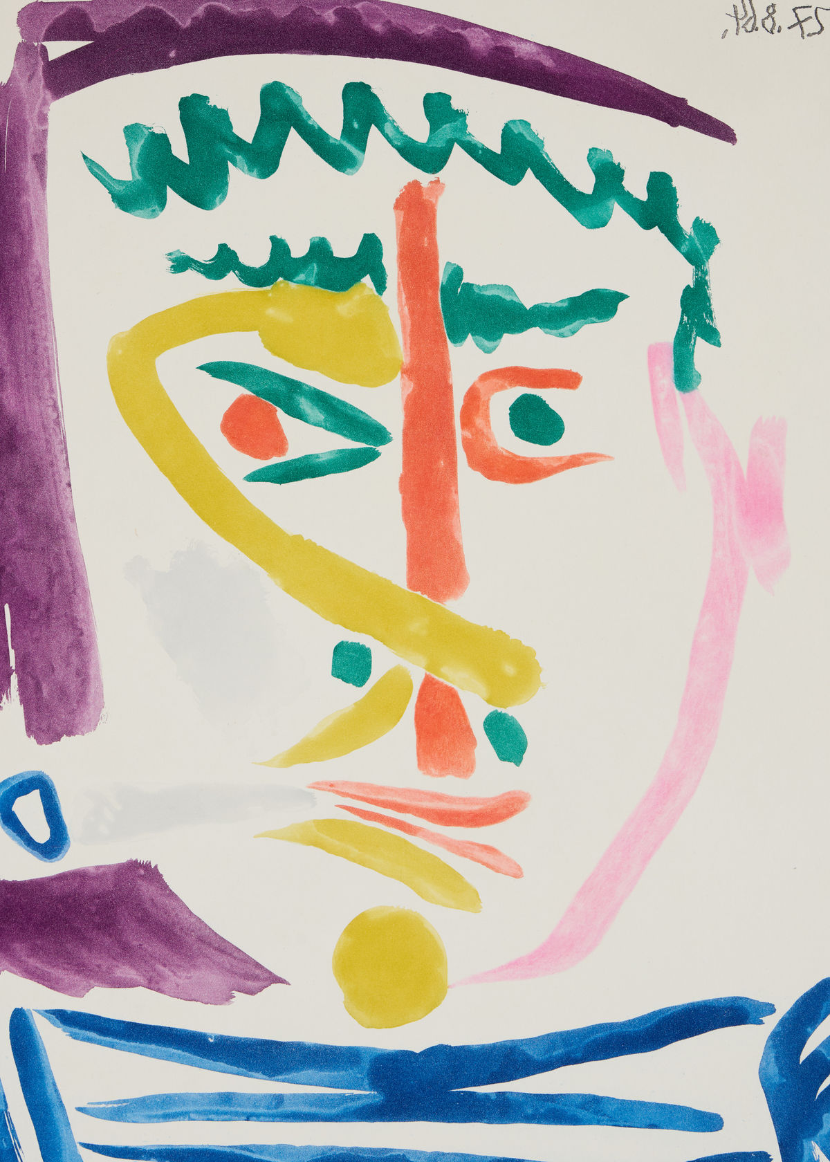 Pablo Picasso, Fumeur/Fumeur III, 1964