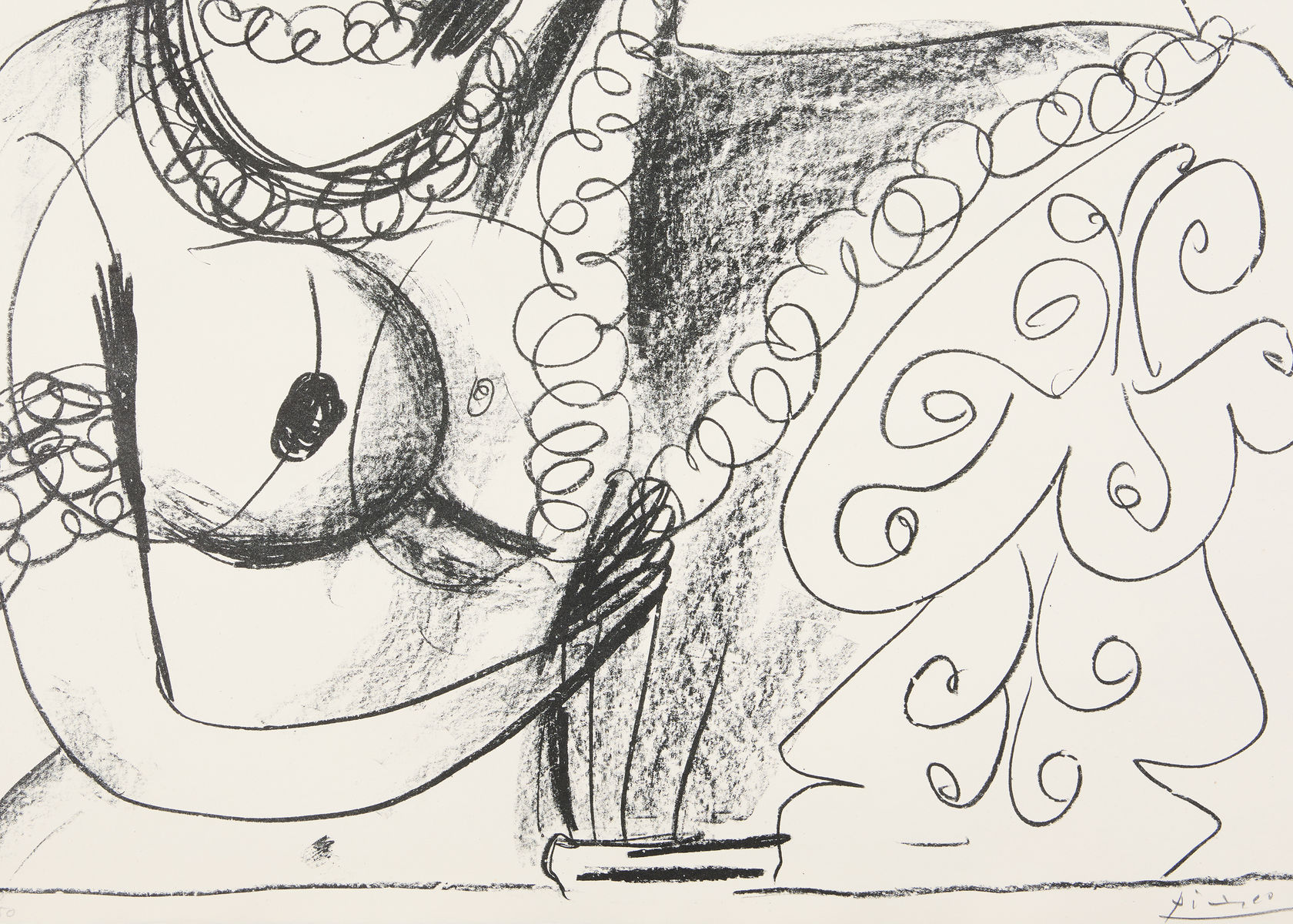 Pablo Picasso, Seigneur et fille, 1959