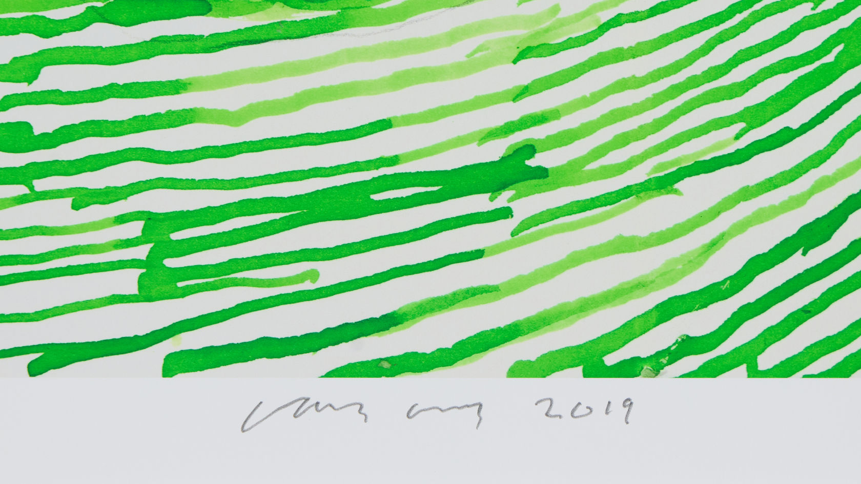 David Hockney, In Front of House Looking North, 2019