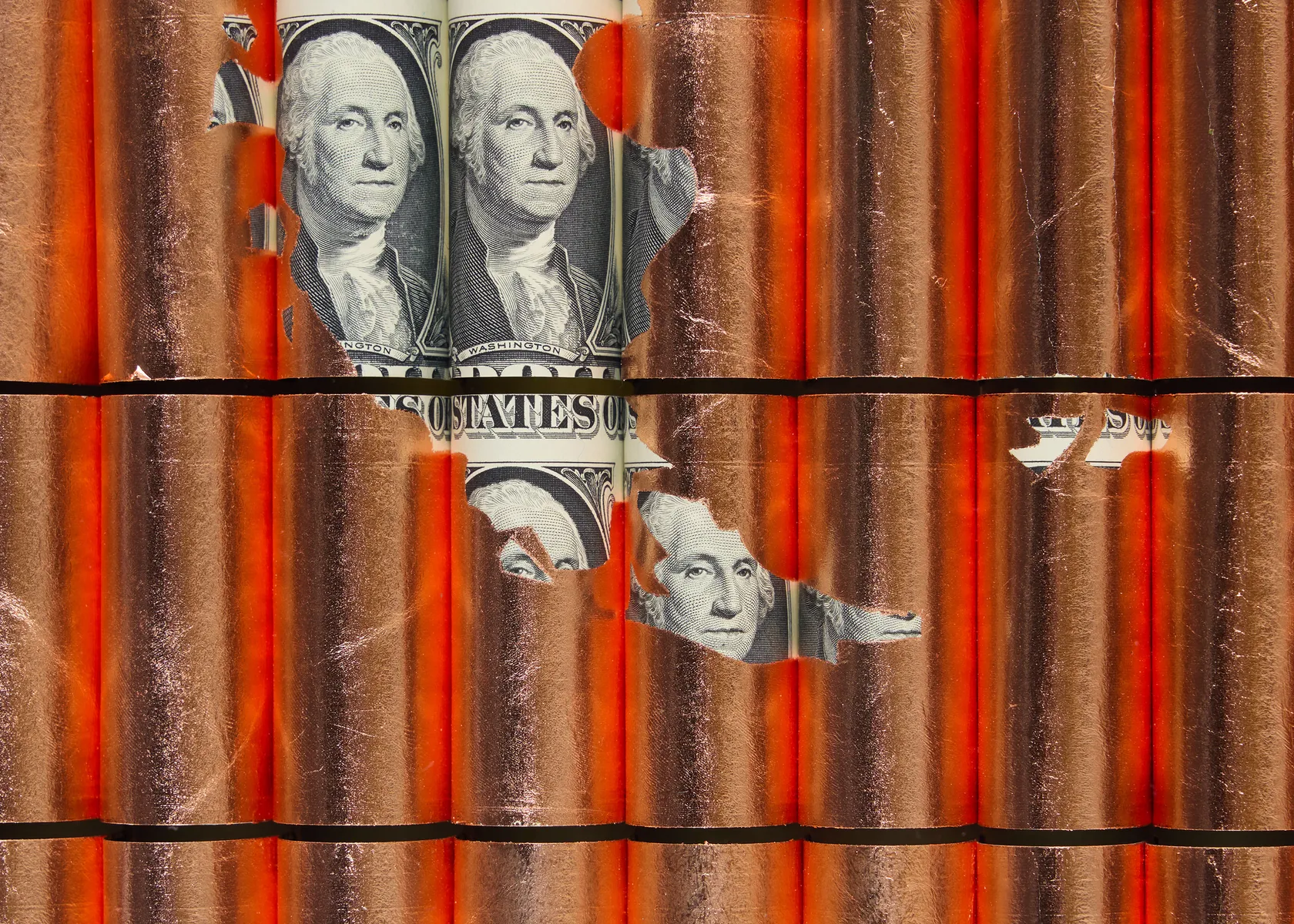 Santiago Montoya, Warm Up (Copper World Map), 2025