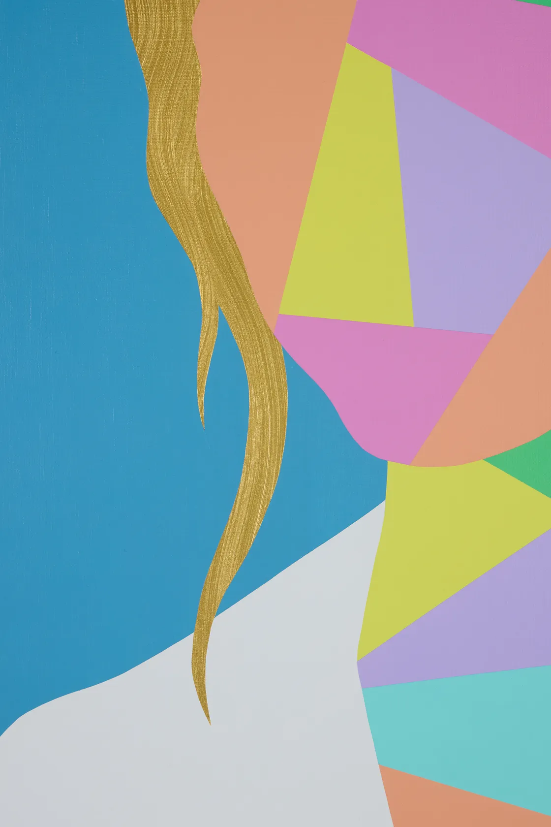 Pedro Paricio, Blue Portrait, 2023