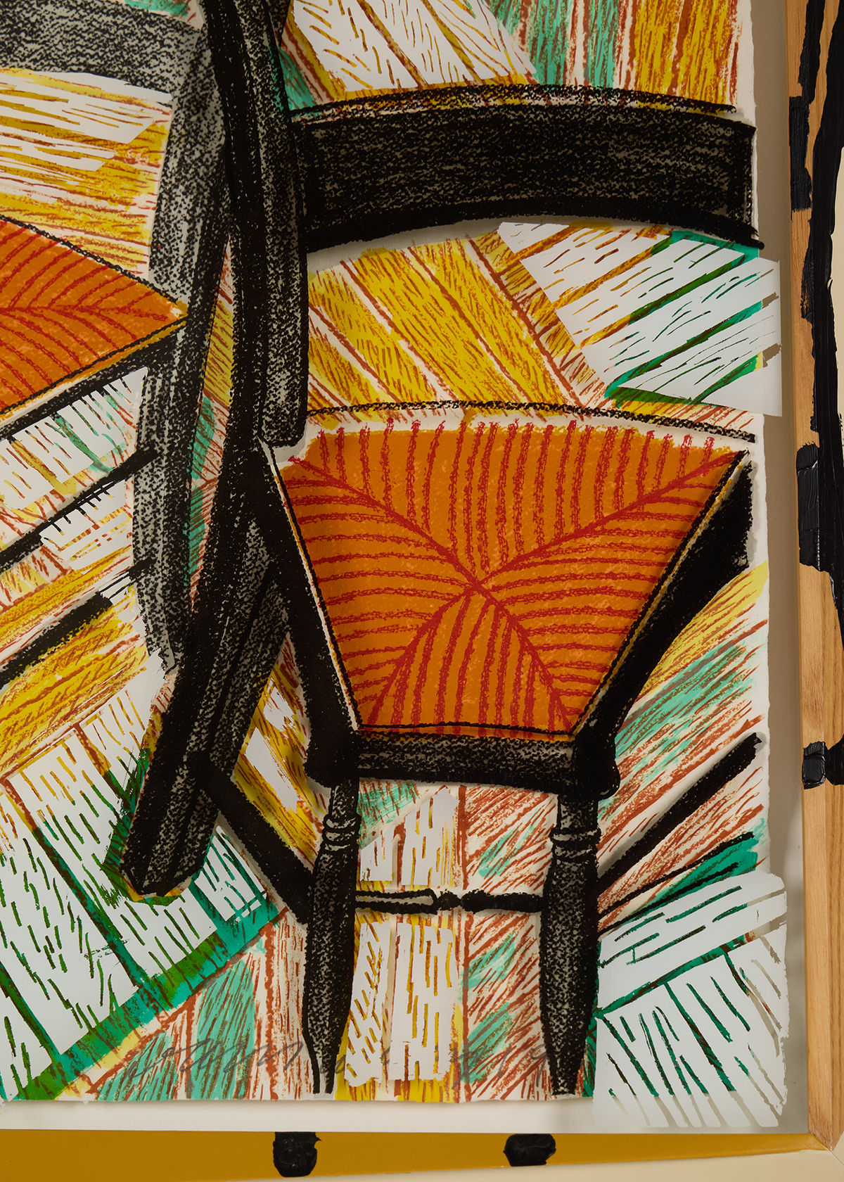 David Hockney, Walking Past Two Chairs, 1984–86 | Halcyon Gallery