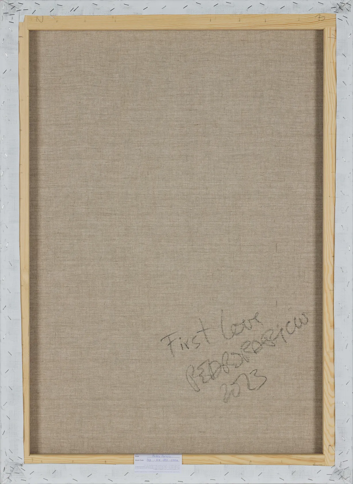 Pedro Paricio, Blue Portrait, 2023