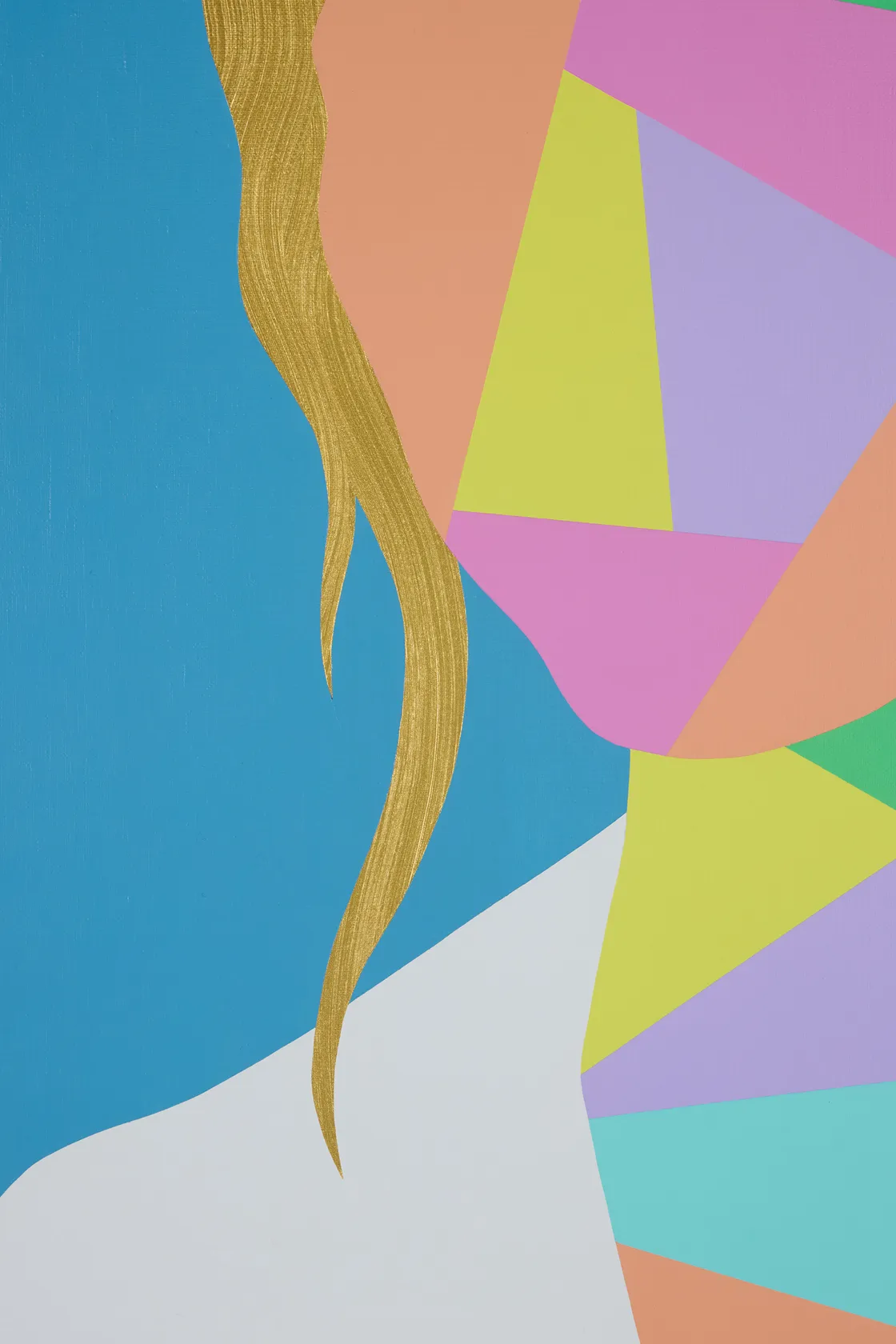 Pedro Paricio, Blue Portrait, 2023