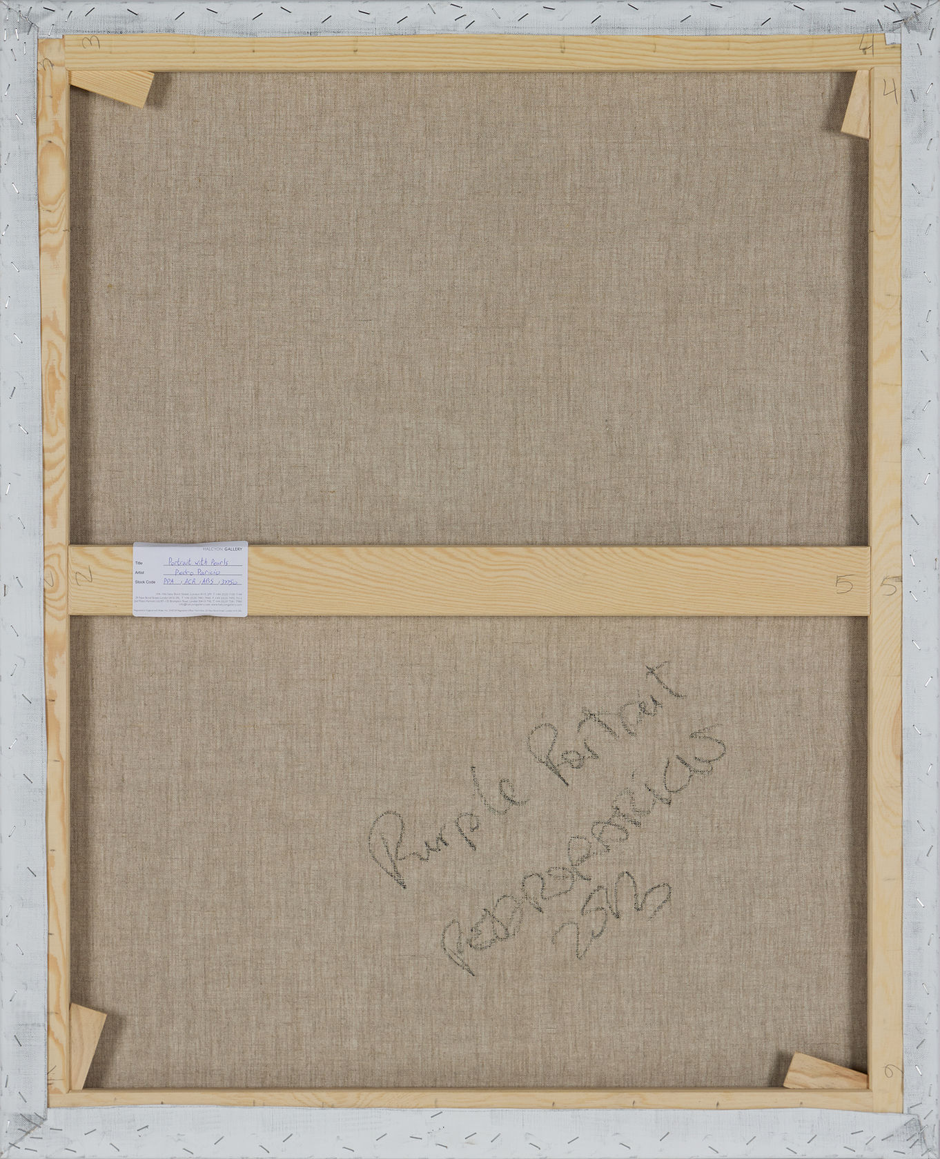 Pedro Paricio Portrait with Pearls