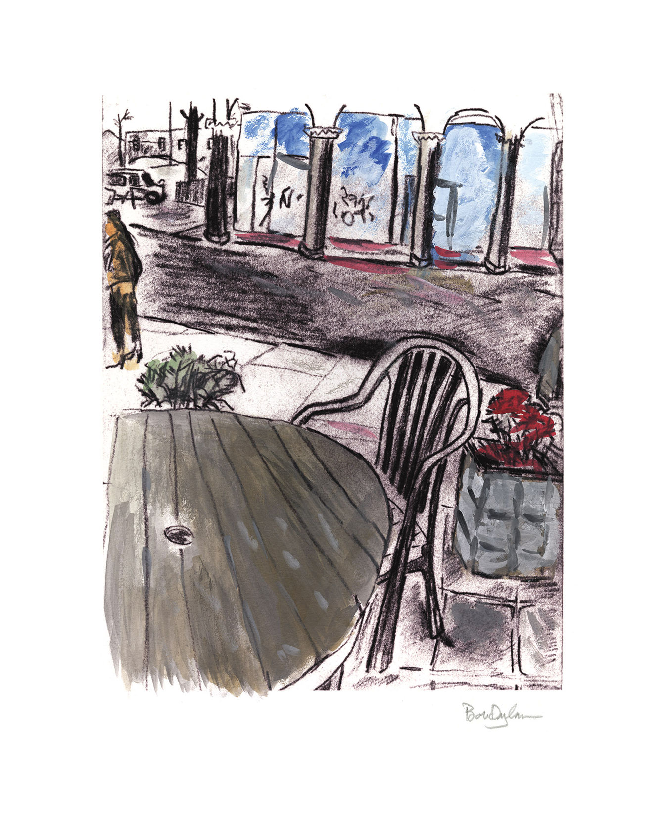 Bob Dylan Sidewalk Café