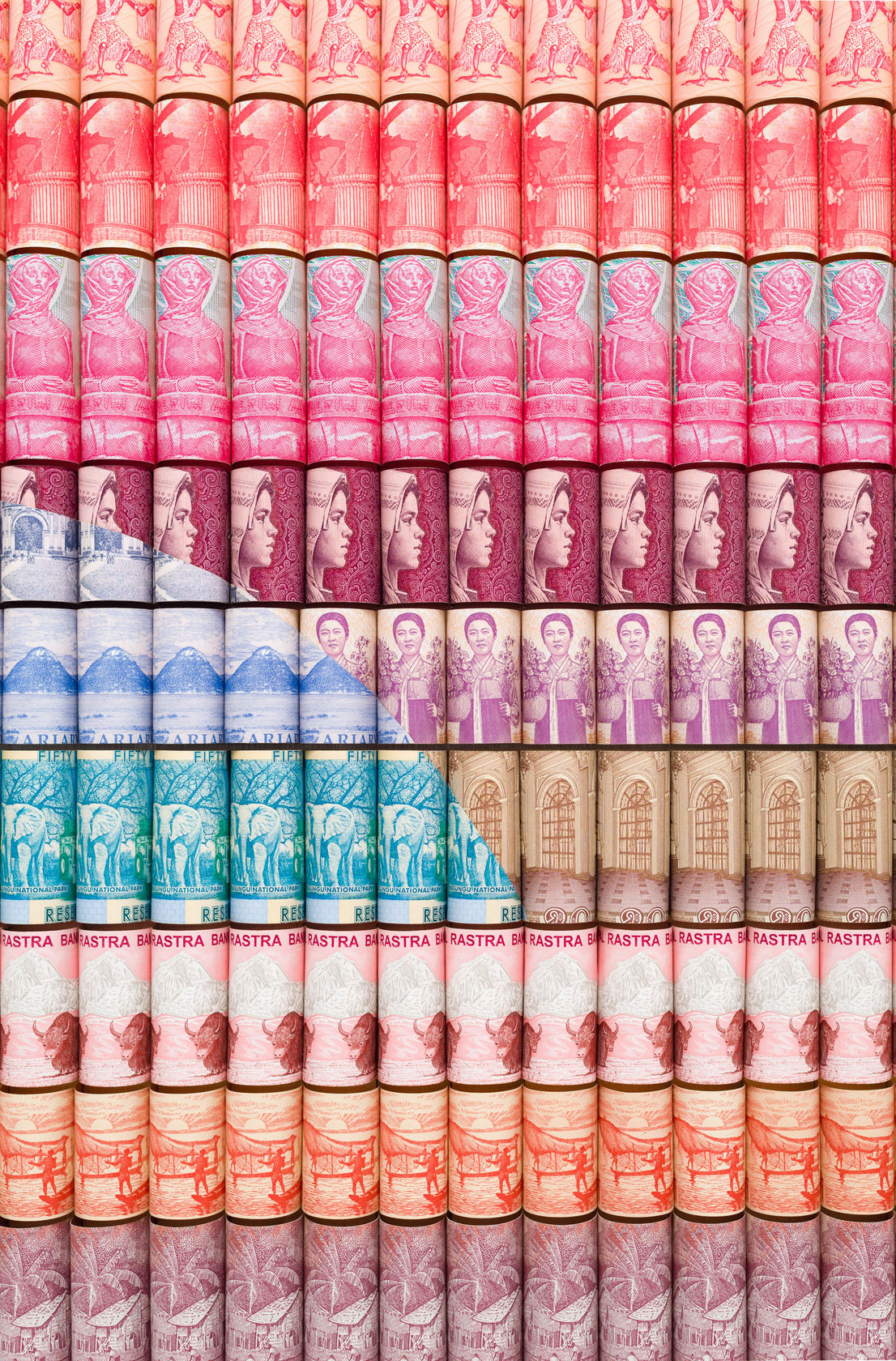 Santiago Montoya, New Rupee Sign, 2015