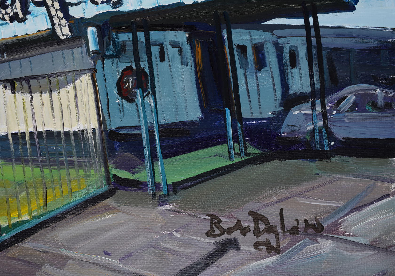 Bob Dylan Original Artwork Fremont Street