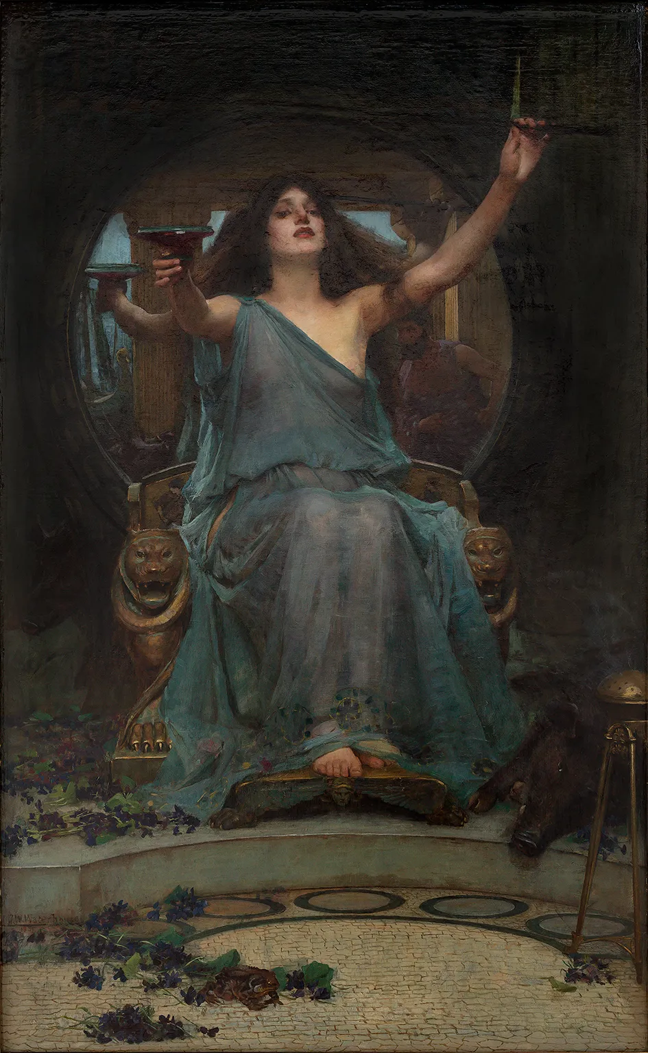 John William Waterhouse, Circe Offering the Cup to Ulysses, 1891.