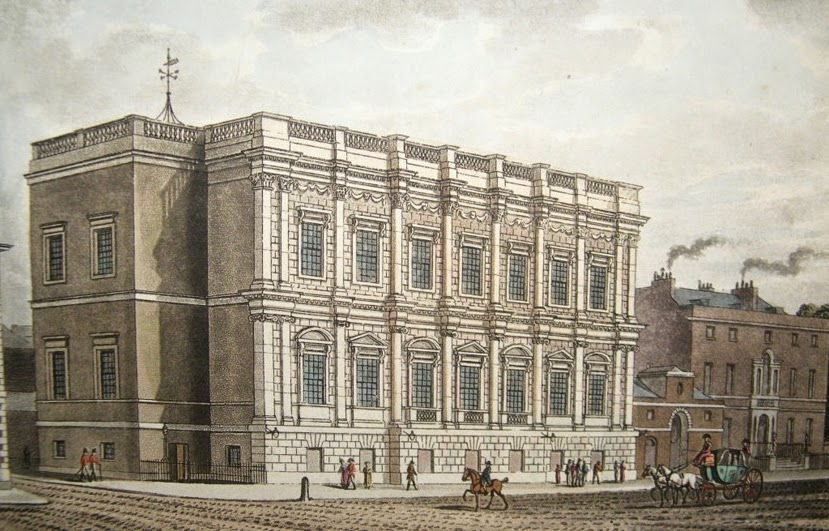 Fig. 1 Banqueting House, Whitehall, print circa 1810 by Thomas Hosmer Shepherd (1793-1864)