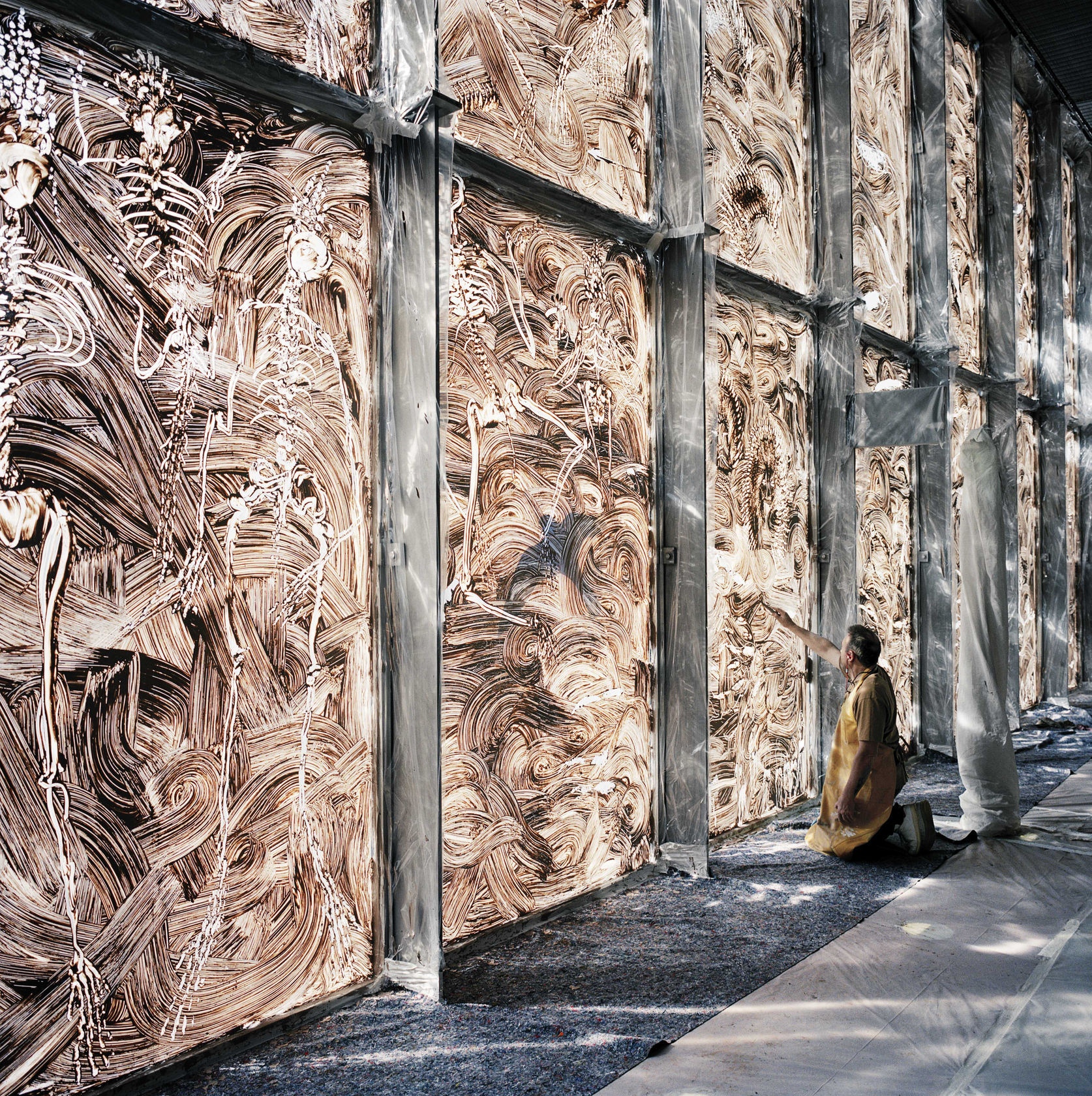 Le Grand Verre de Terre, installation view, Bibliothèque nationale de France, Paris, 2016