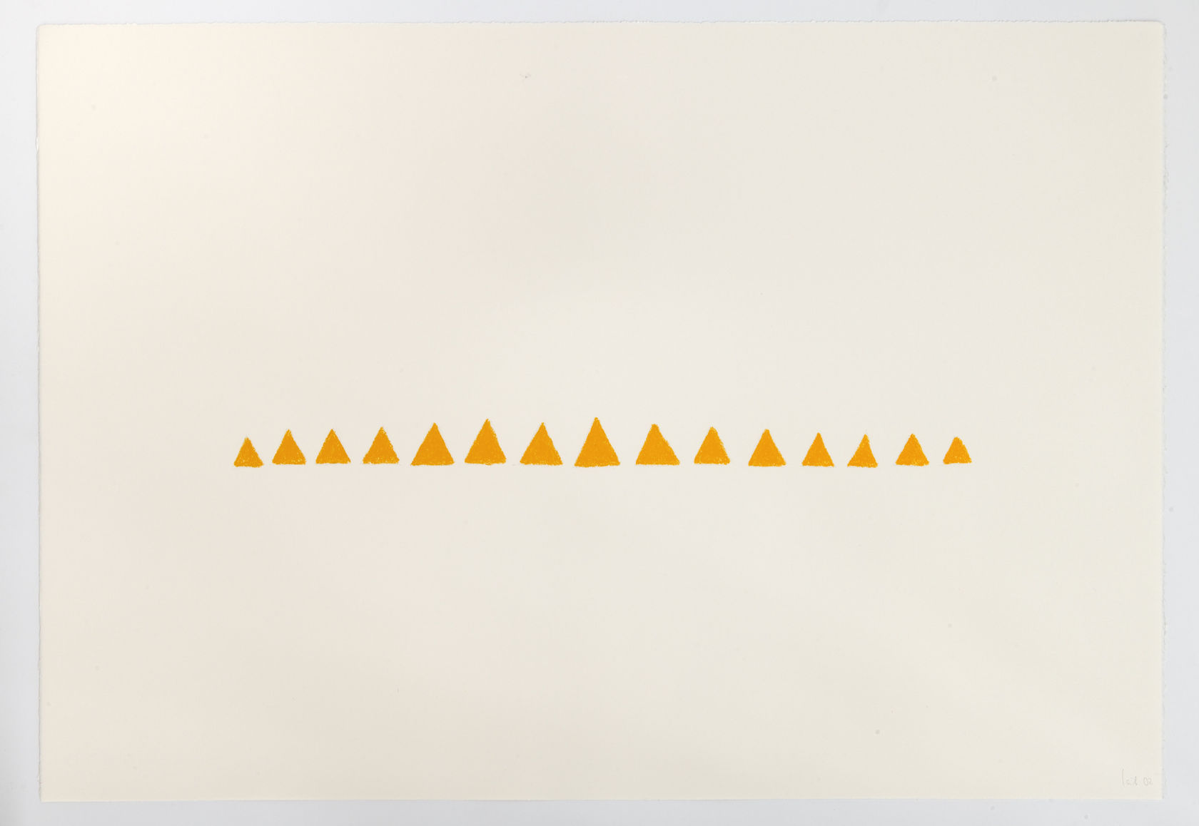 Untitled, 2001 Oil pastel and pencil on paper Unframed: 63 x 90 cm (24.8 x 35.4 in)