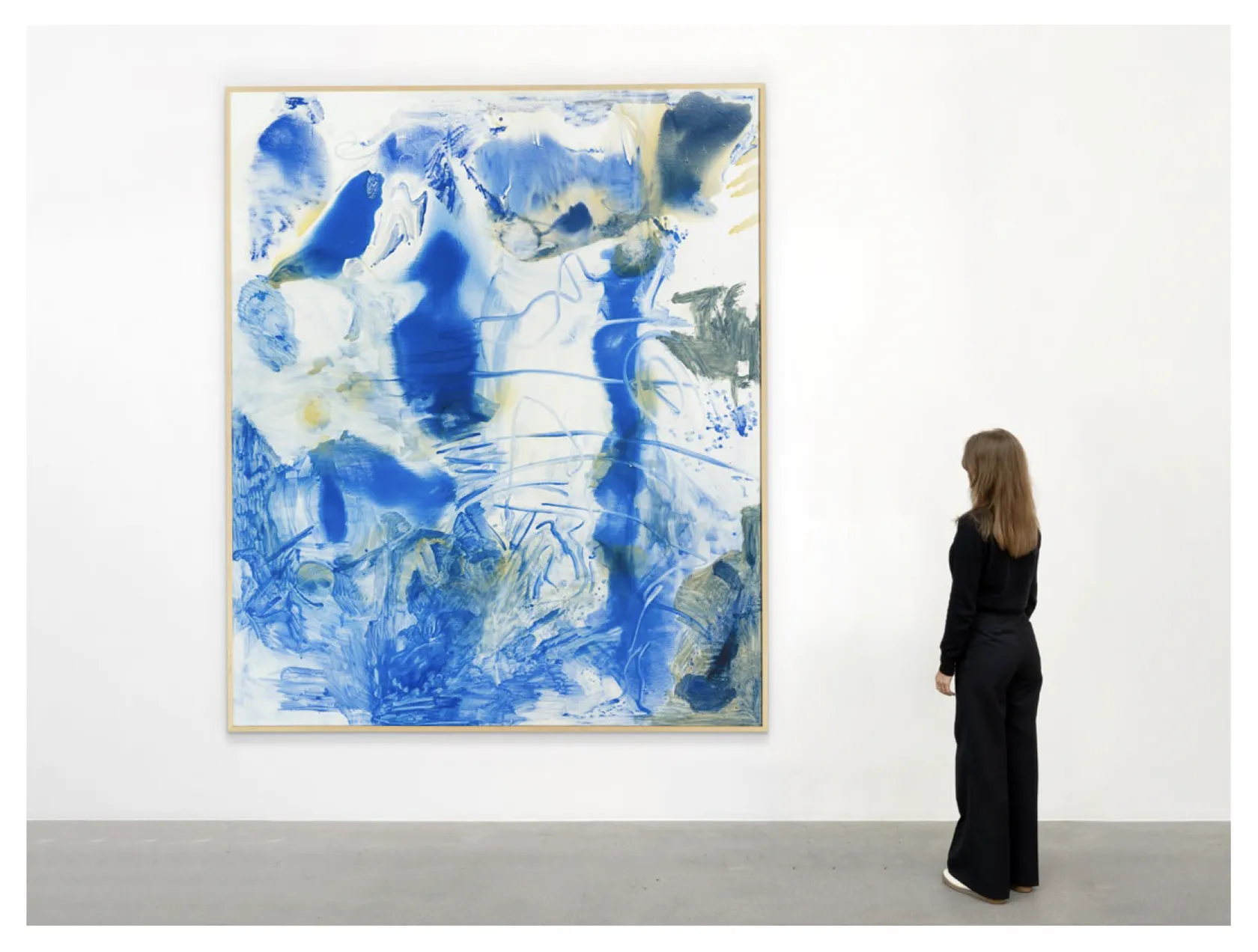 Sigmar Polke Lapis Lazuli, 1994 Lapis lazuli and resin on canvas 240 x 200 cm (94.49 x 78.74 in)