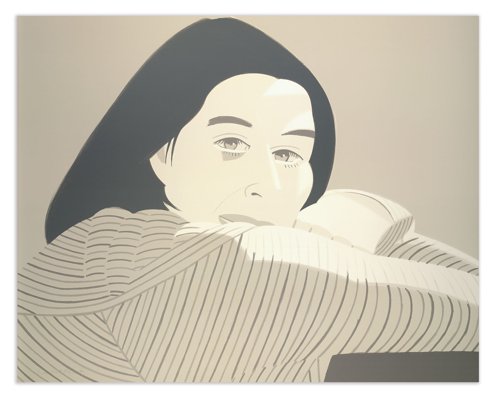 Striped Jacket, 1981 Lithograph in six colours 74.9 x 94.3 cm (29.5 x 37.12 in) $17,500