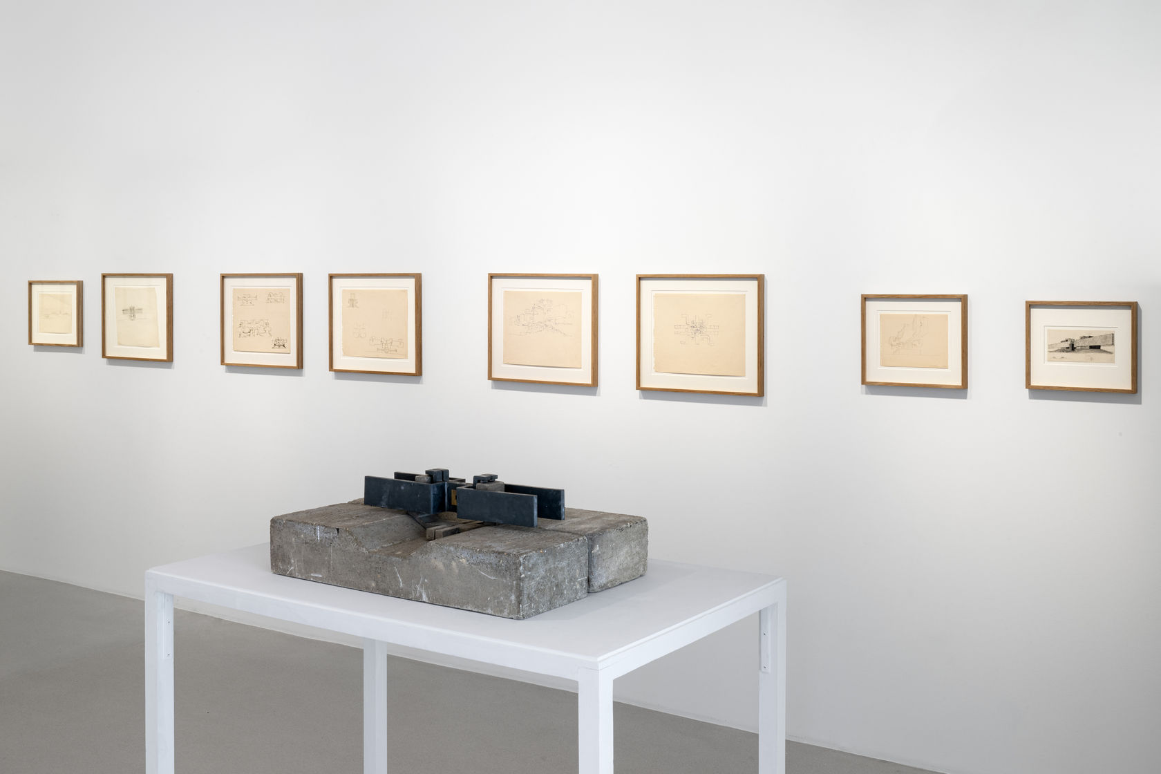 Works from the 1960s, installation view, Thaddaeus Ropac, Paris Marais, 2025. Photo: Pierre Tanguy.
