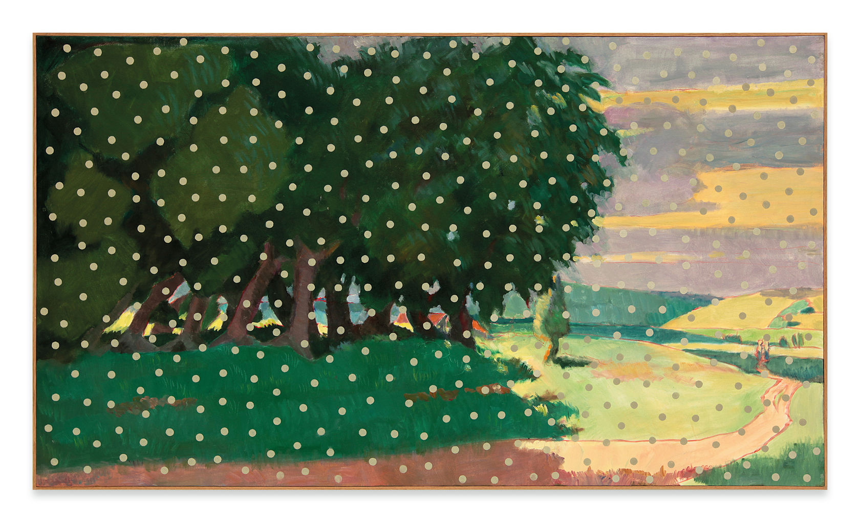 Ilya Kabakov The Six Paintings about the Temporary Loss of Eyesight (At the Outskirts of the Forest), 2015 Oil on...