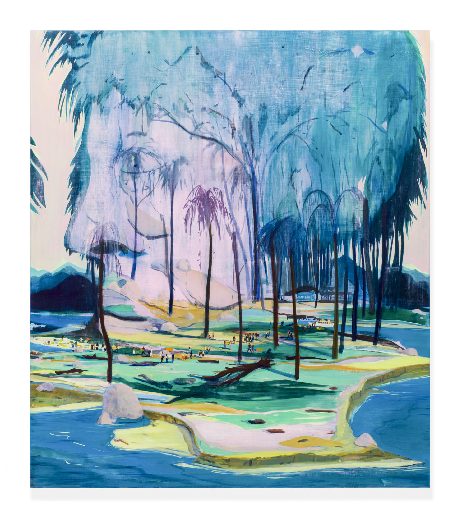 Jules de Balincourt: Blue Hours, Galerie Thaddaeus Ropac Paris Marais, 2014