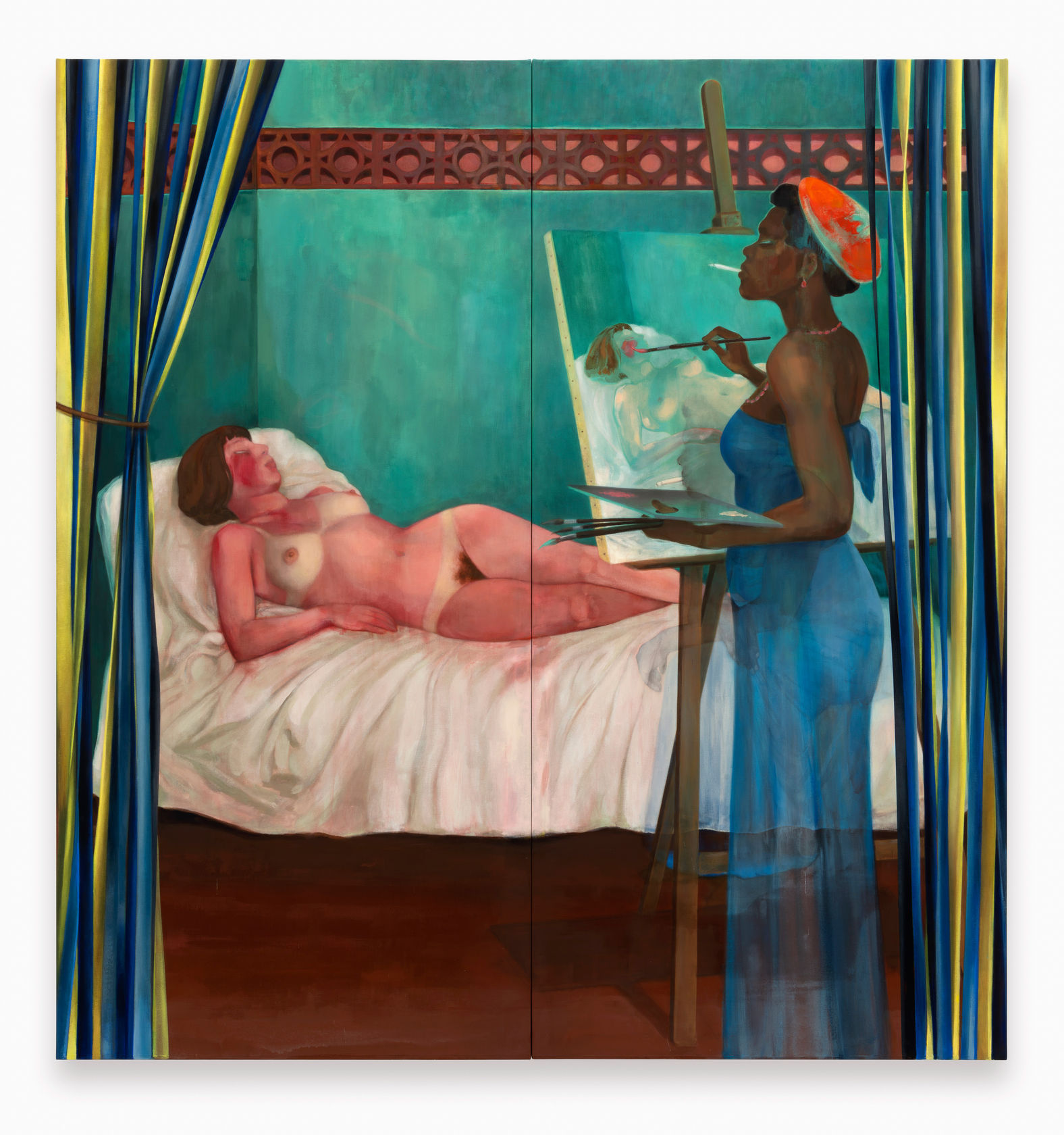 Lisa Brice, Untitled (after Vallotton), 2023