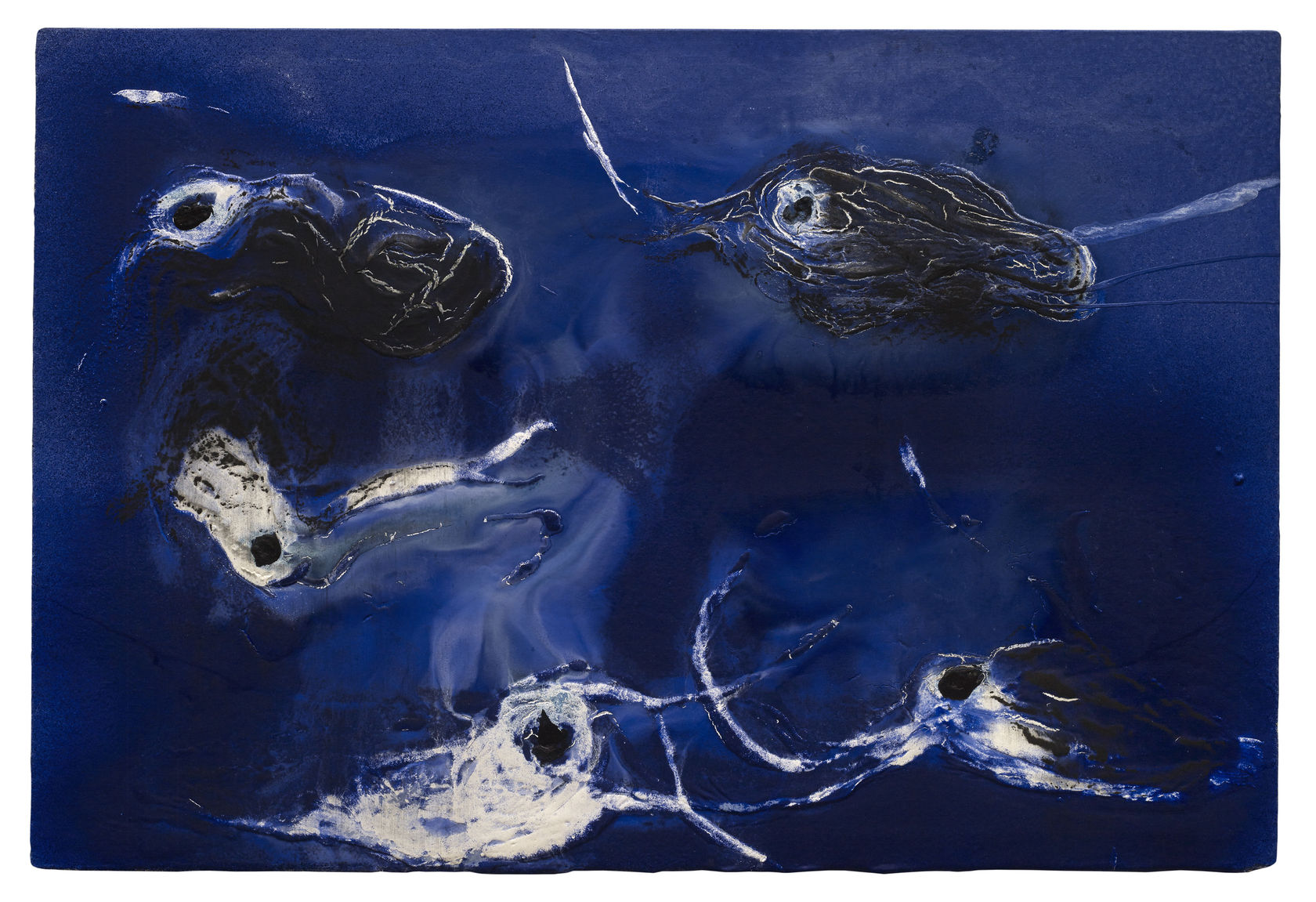 Miquel Barceló 米格尔·巴塞洛, 2 COUPLES 1 SINGLE 《两对与一个》, 2015