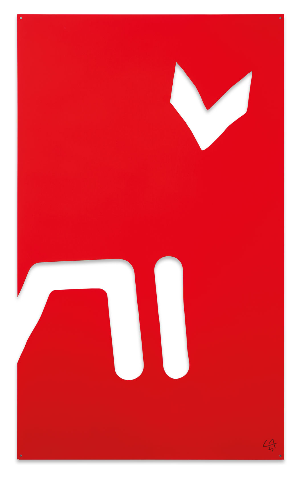 Cory Arcangel, ✎~V.2023.009~2x1.2~3020, 2023