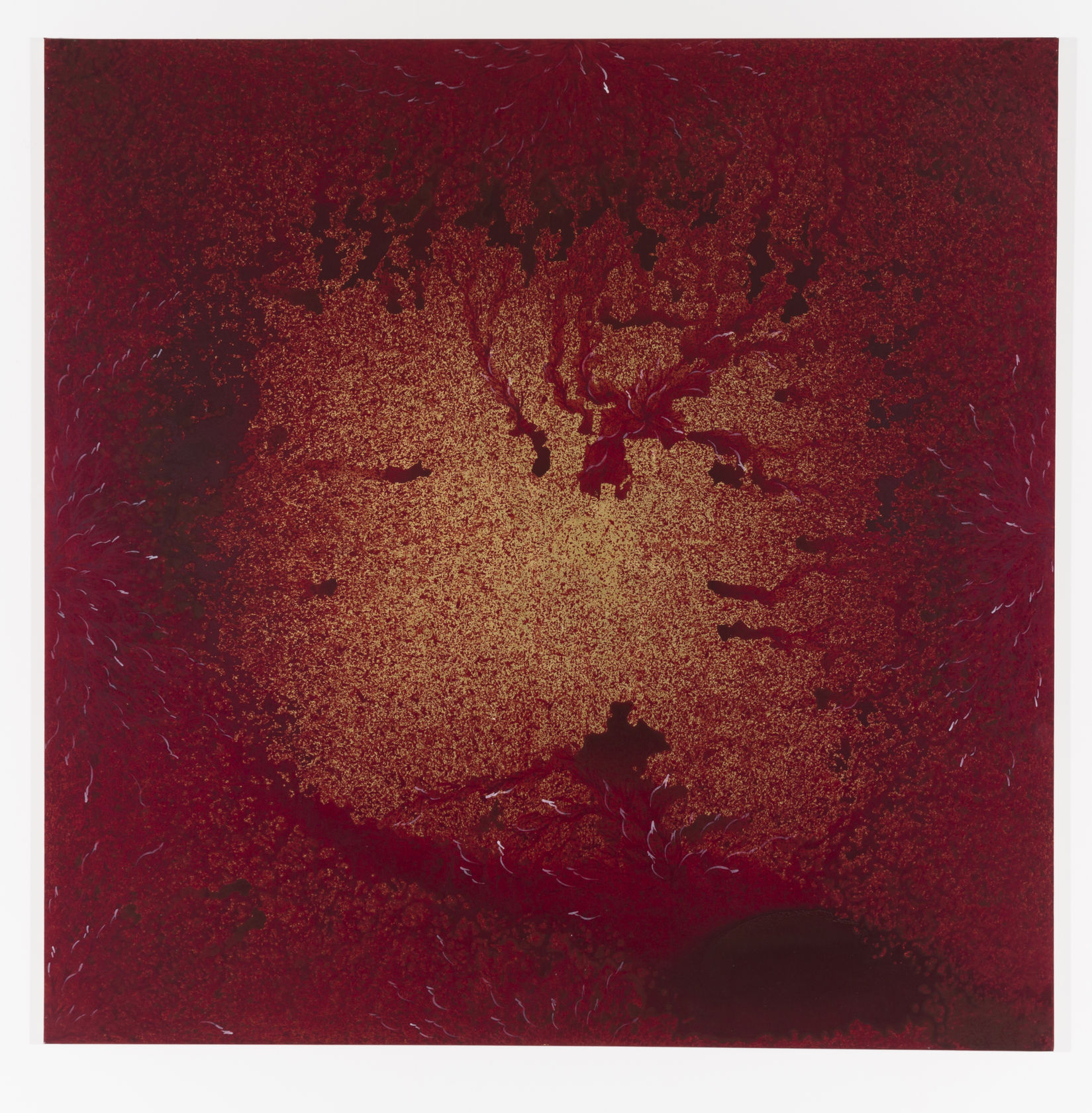 Imran Qureshi, This Leprous Brightness, 2016