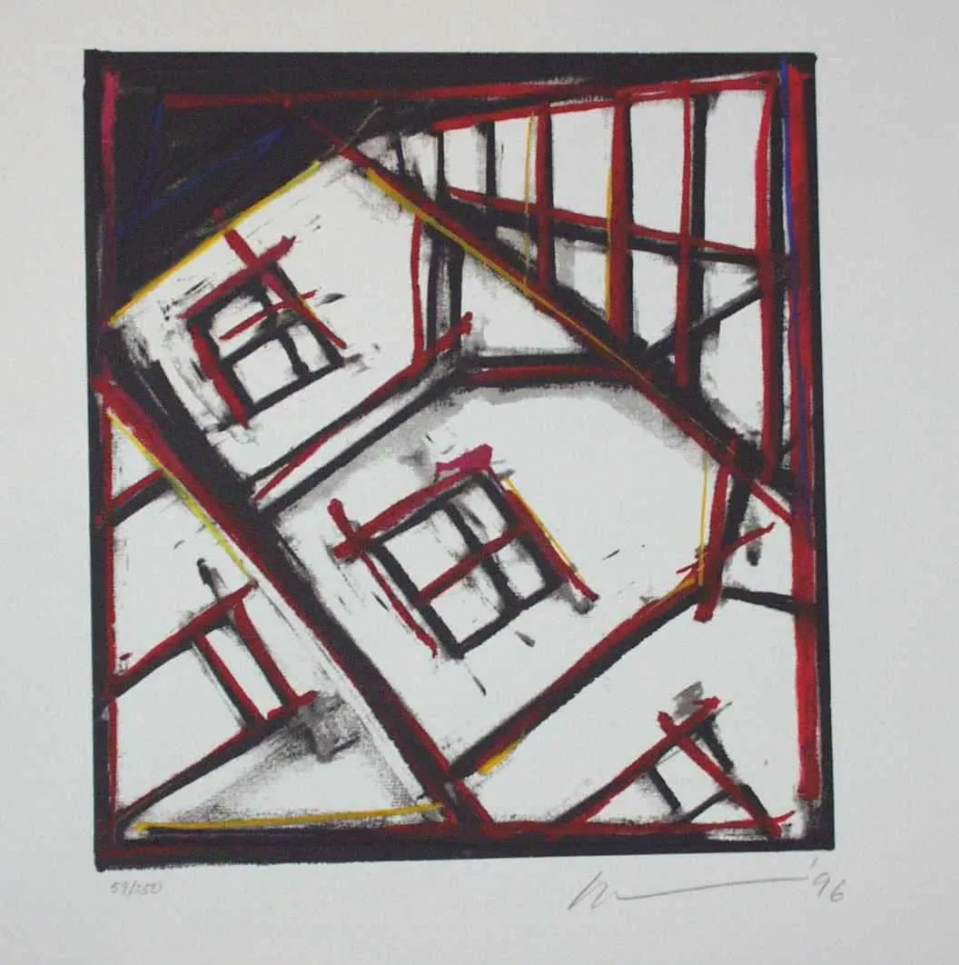 Robert Wilson, Time Rocker (3 Fenster), 1996