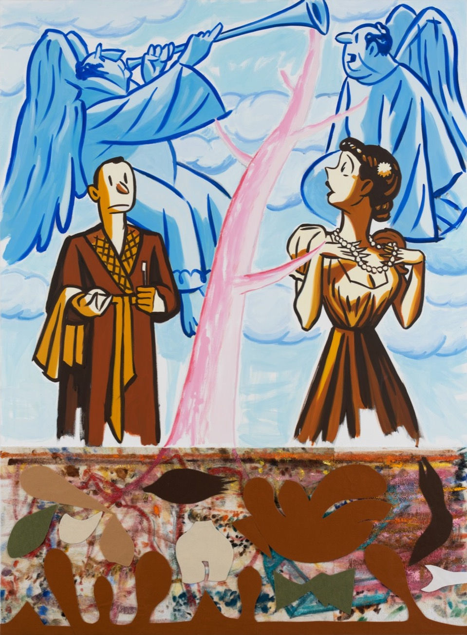 David Salle, Tree of Life, Heavenly, 2022