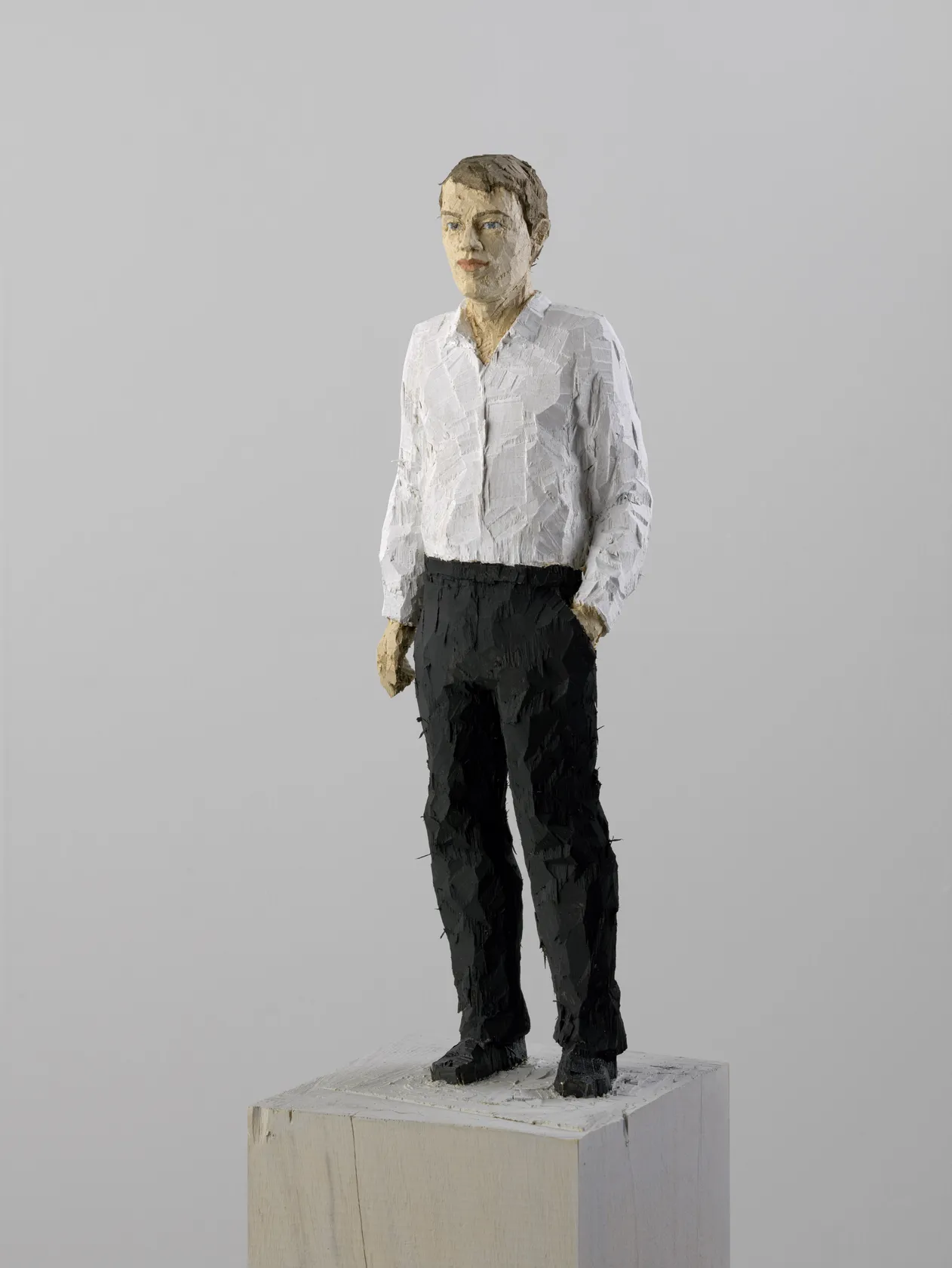 Stephan Balkenhol, Mann (2020); Da Capo at Thaddaeus Ropac Salzburg Villa Kast 2020