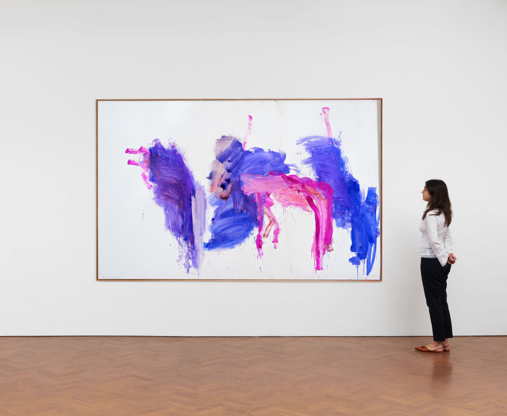 Martha Jungwirth, Ohne Titel, from the series “Corona-Biester”, 2021