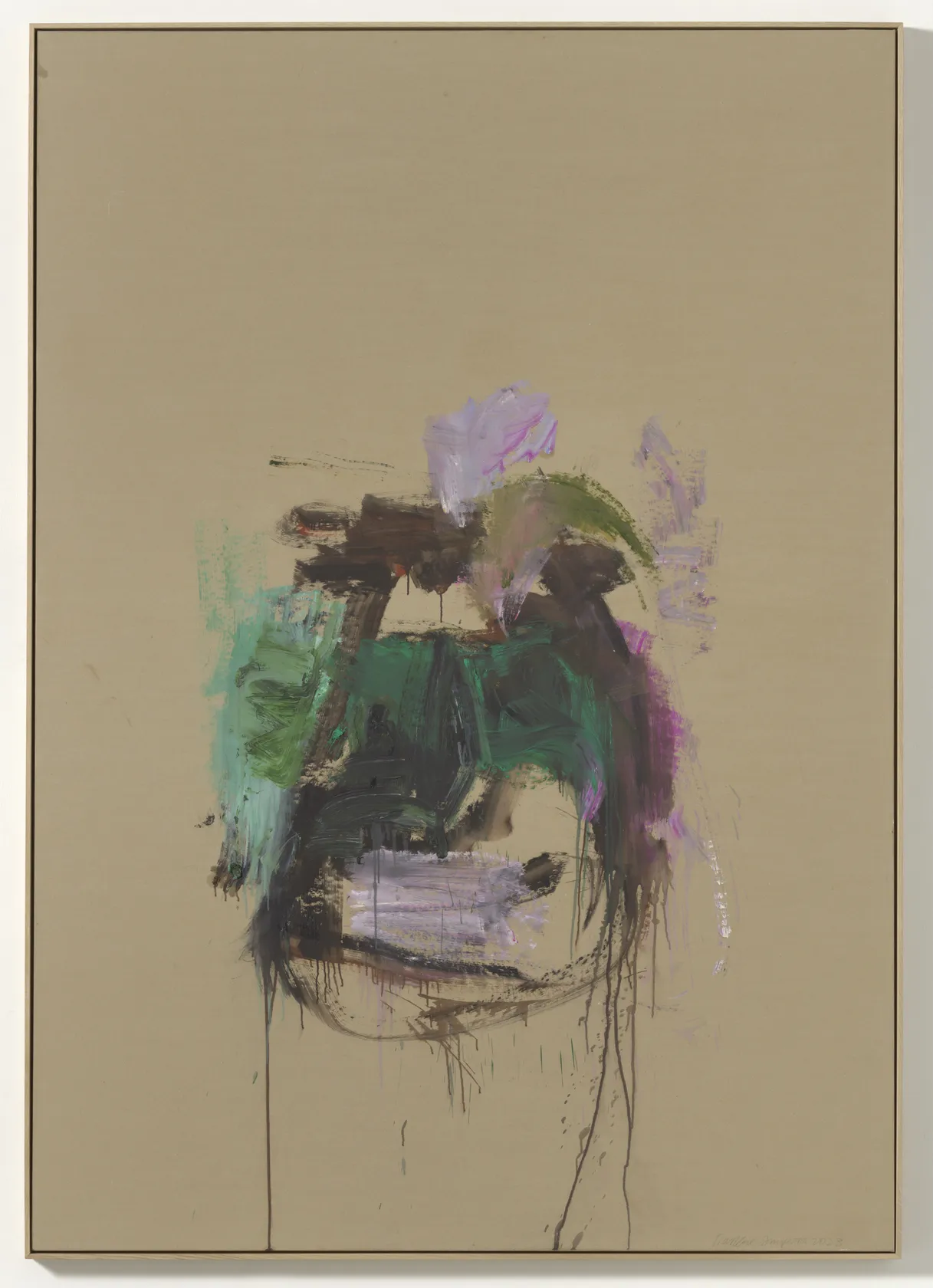 Martha Jungwirth, Ohne Titel (Das Bündel II), aus der Serie 'Porte Dorée', 2023