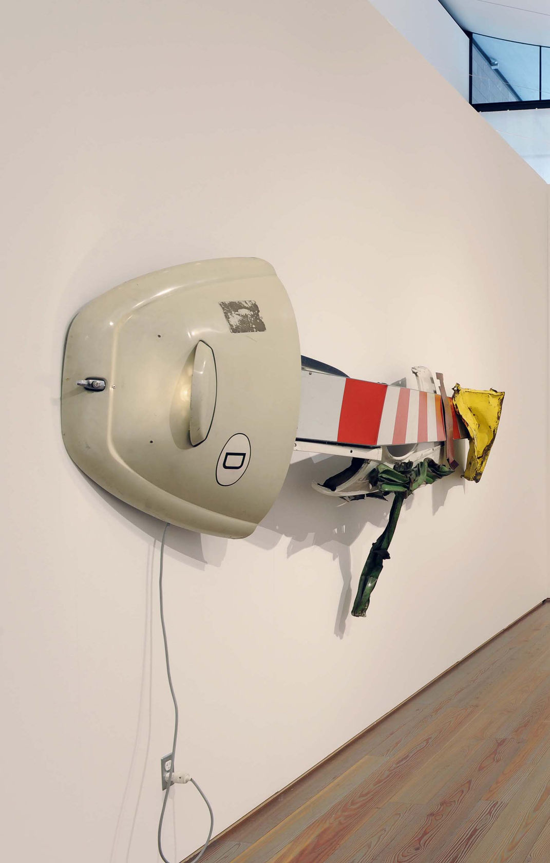 Robert Rauschenberg: Gluts, installation view, Museum Tinguely, Basel, 2009.