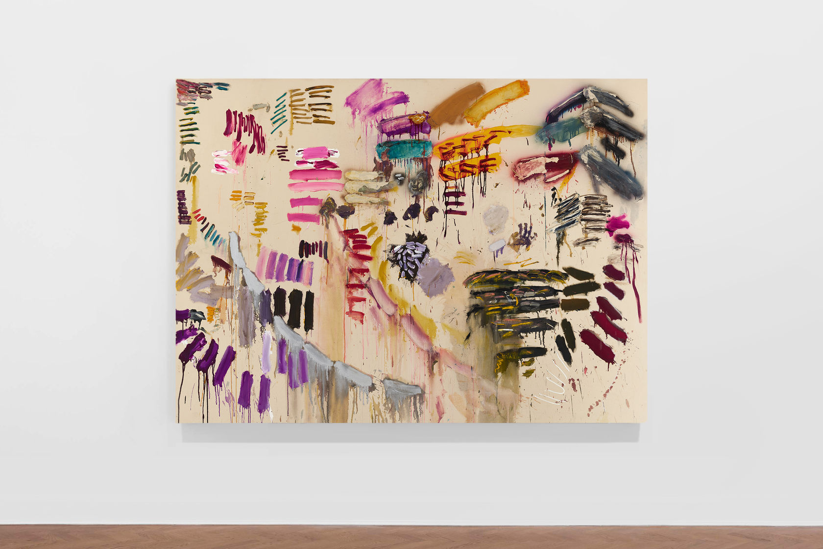 Painterly Gestures, 2023 Group show, installation view, Tate Modern, London