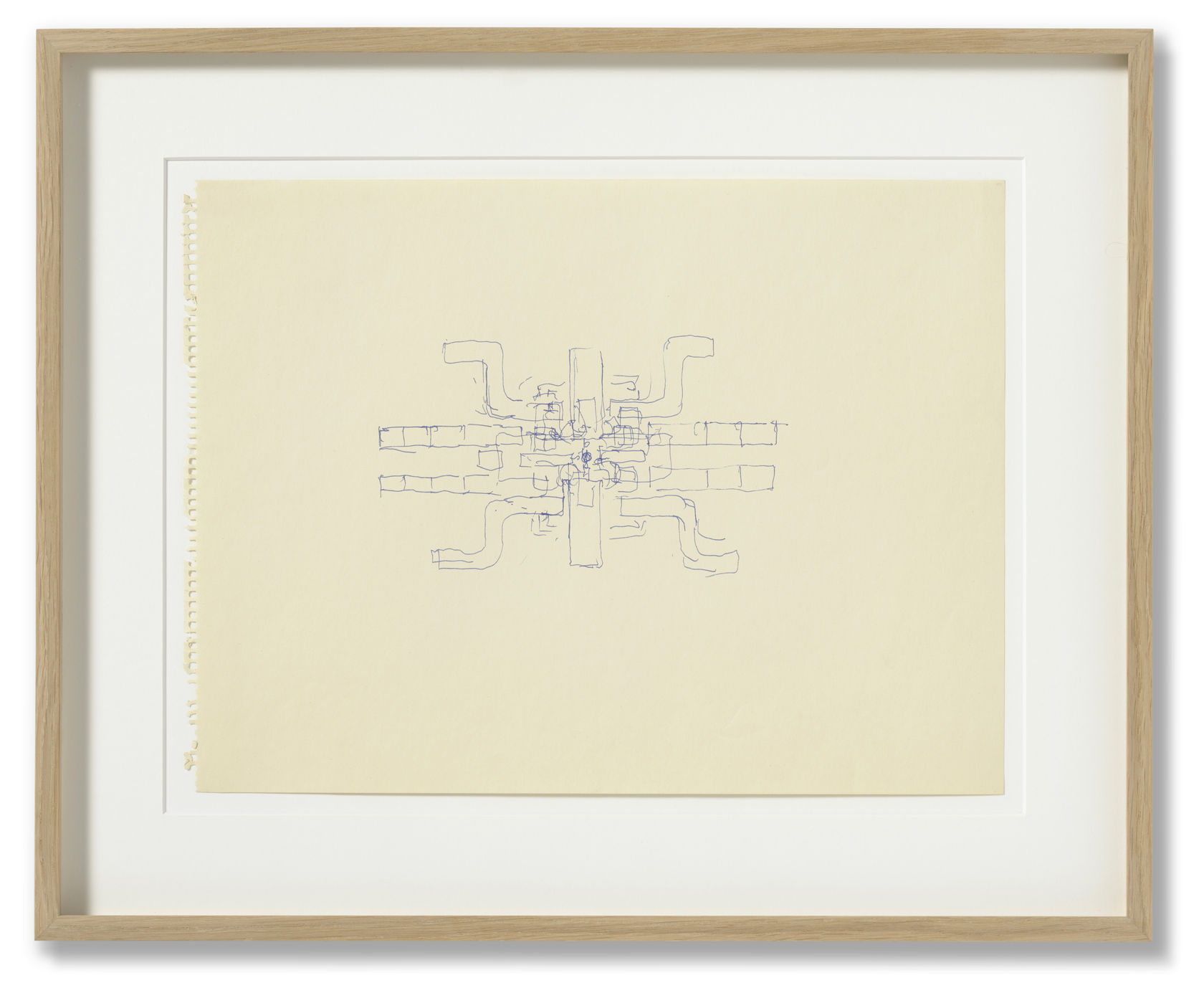 Hans Hollein Communication Interchange, 1962-1963 Ink on paper 30 x 40 cm (11.81 x 15.75 in)