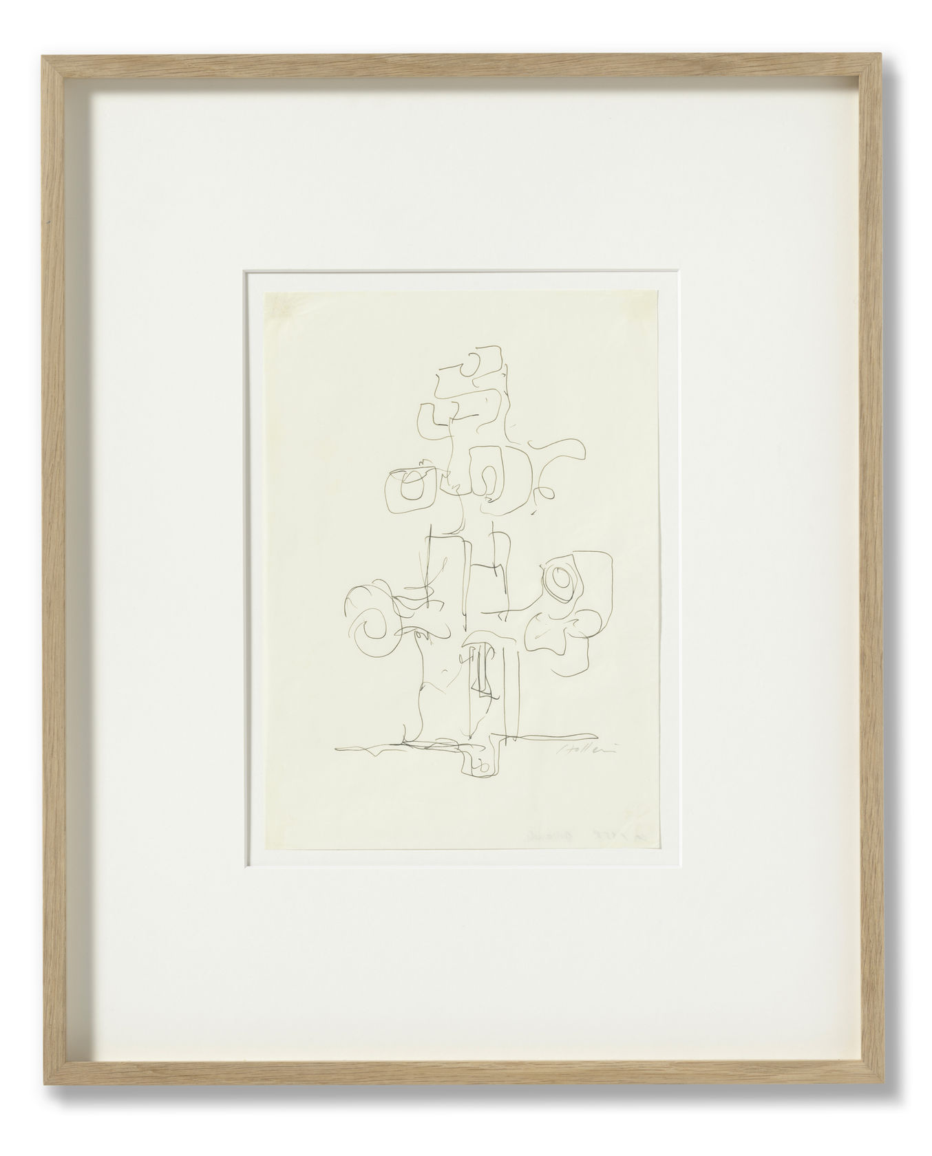 Hans Hollein Building, ca. 1958 Indian ink on paper 29.7 x 21 cm (11.69 x 8.27 in)