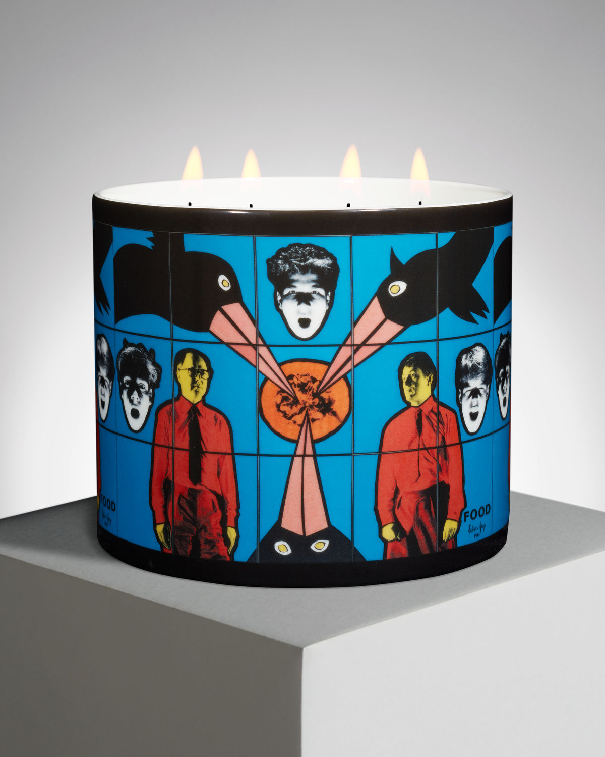 Gilbert & George 'Blue' Giant Candle