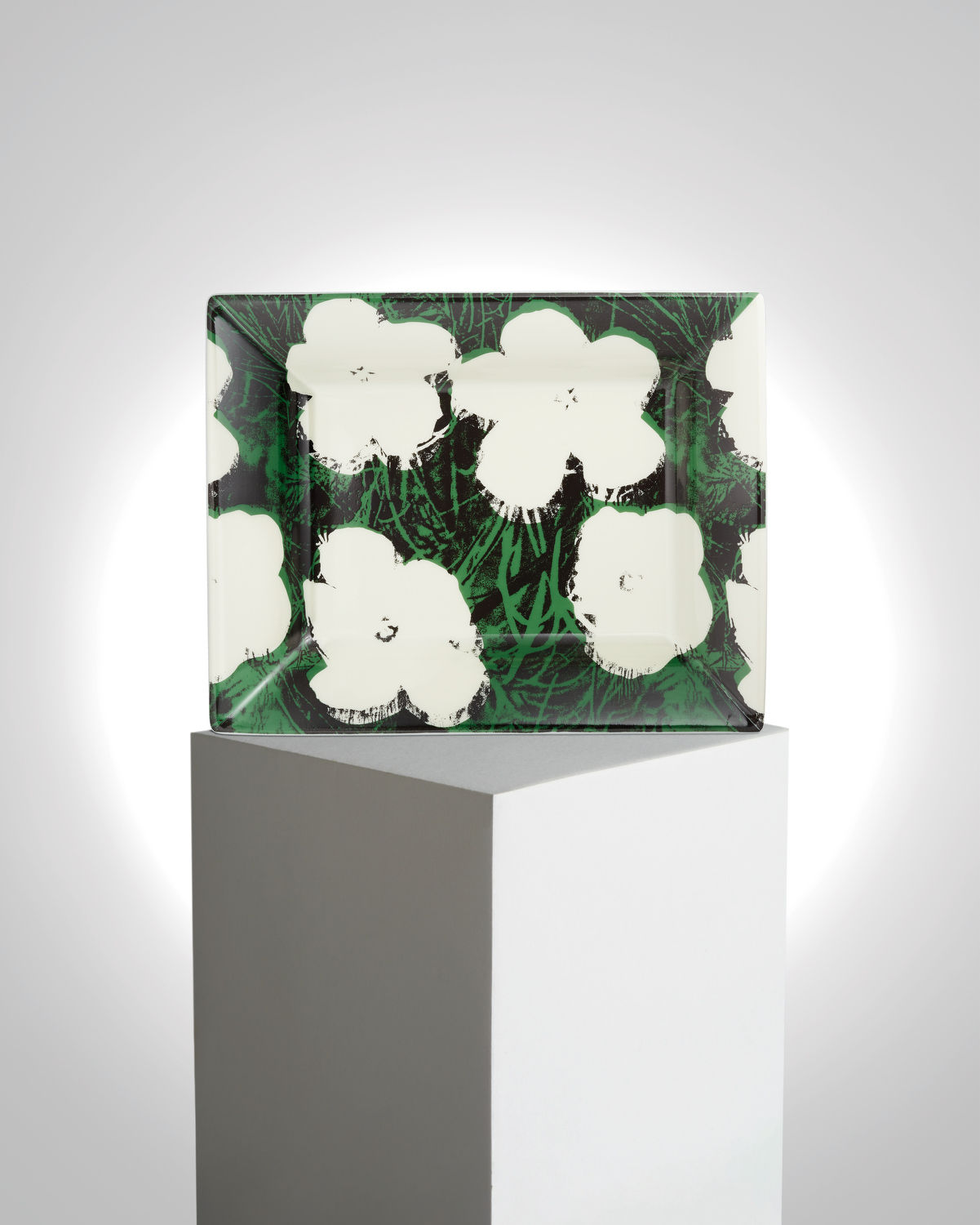 Andy Warhol 'White Flowers' Porcelain Tray