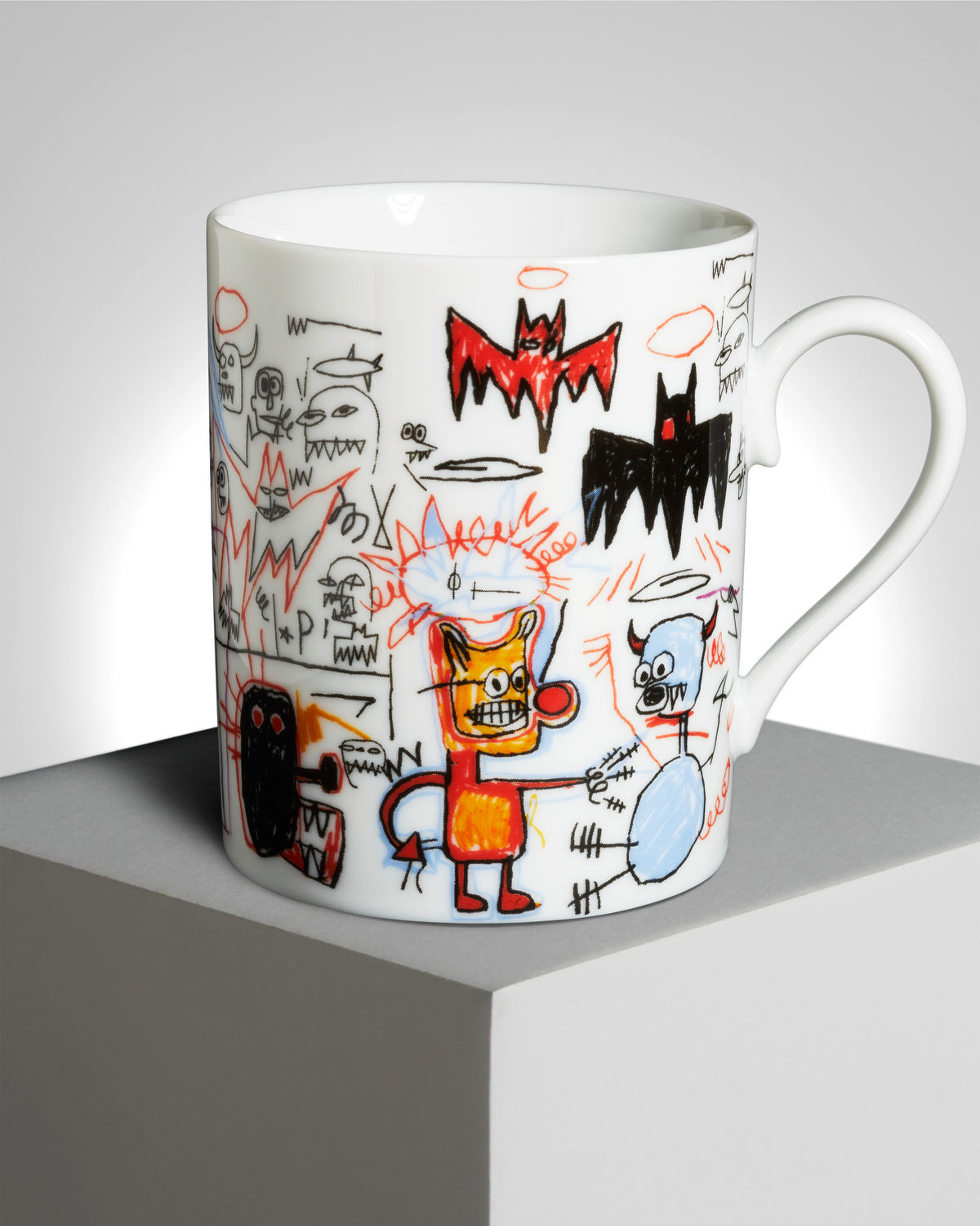 Jean-Michel Basquiat 'Batman' Porcelain Mug