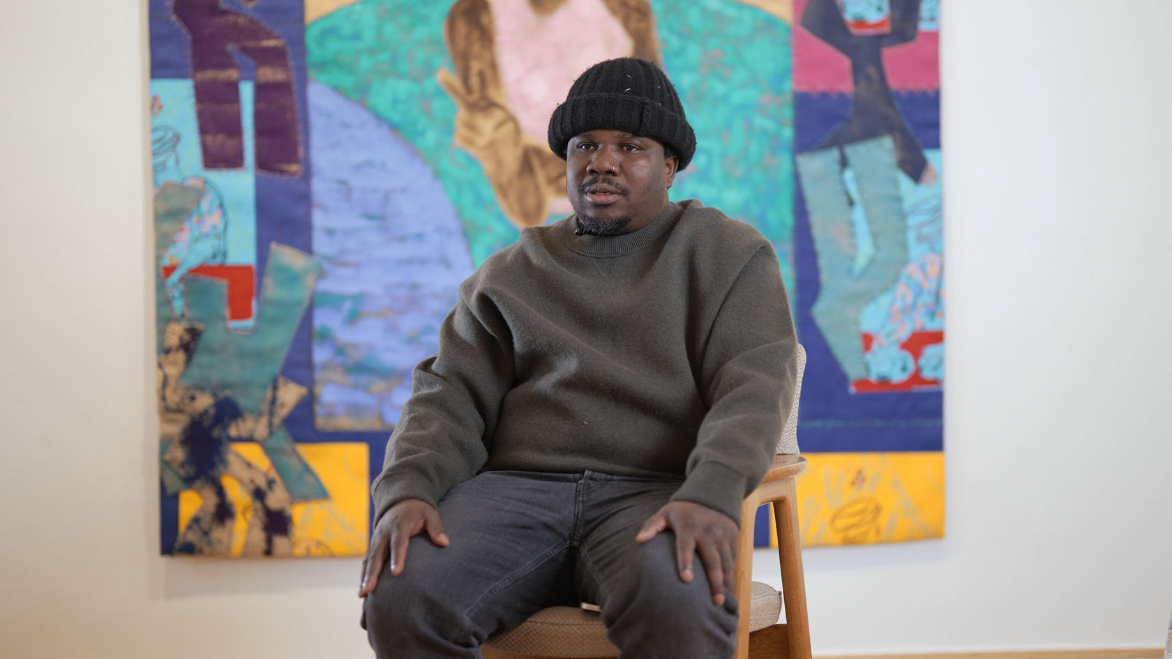 Alvaro Barrington On the Road (TMS) New Cutout Paintings