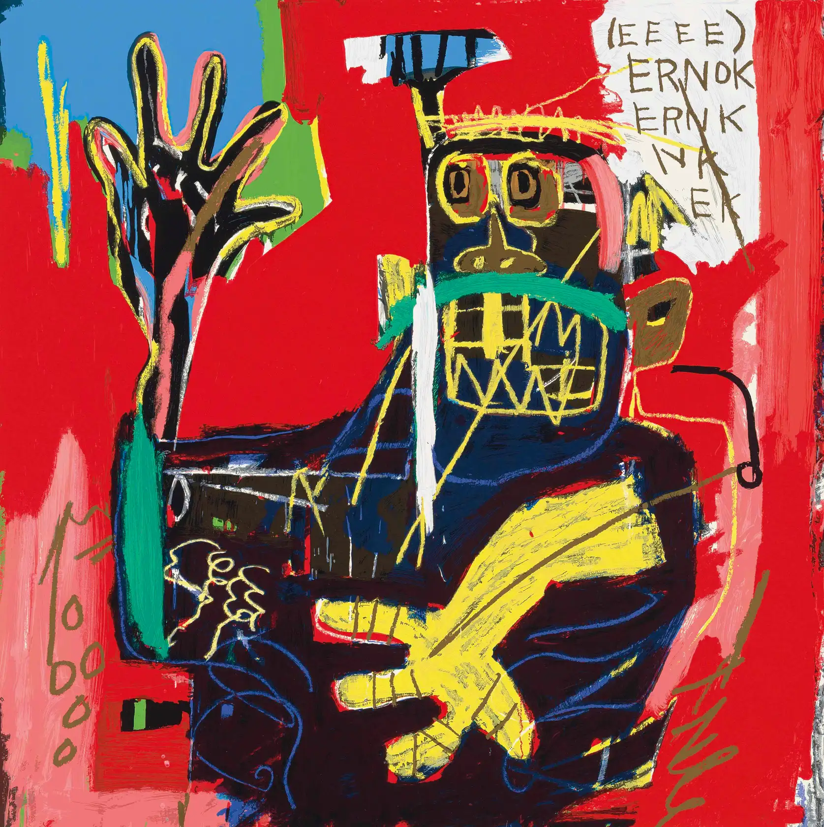 Jean-Michel Basquiat, Ernok, 1983/2001 | Maddox Gallery