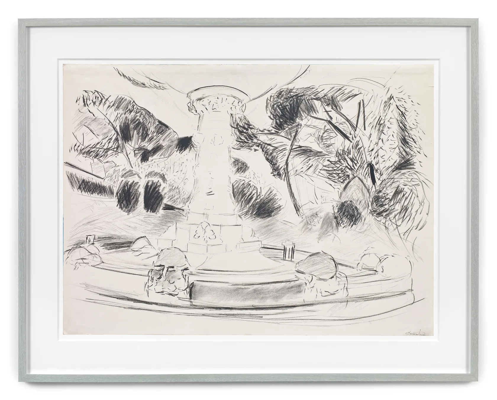 Denzil Forrester Study for Borghese Fountain, 1984