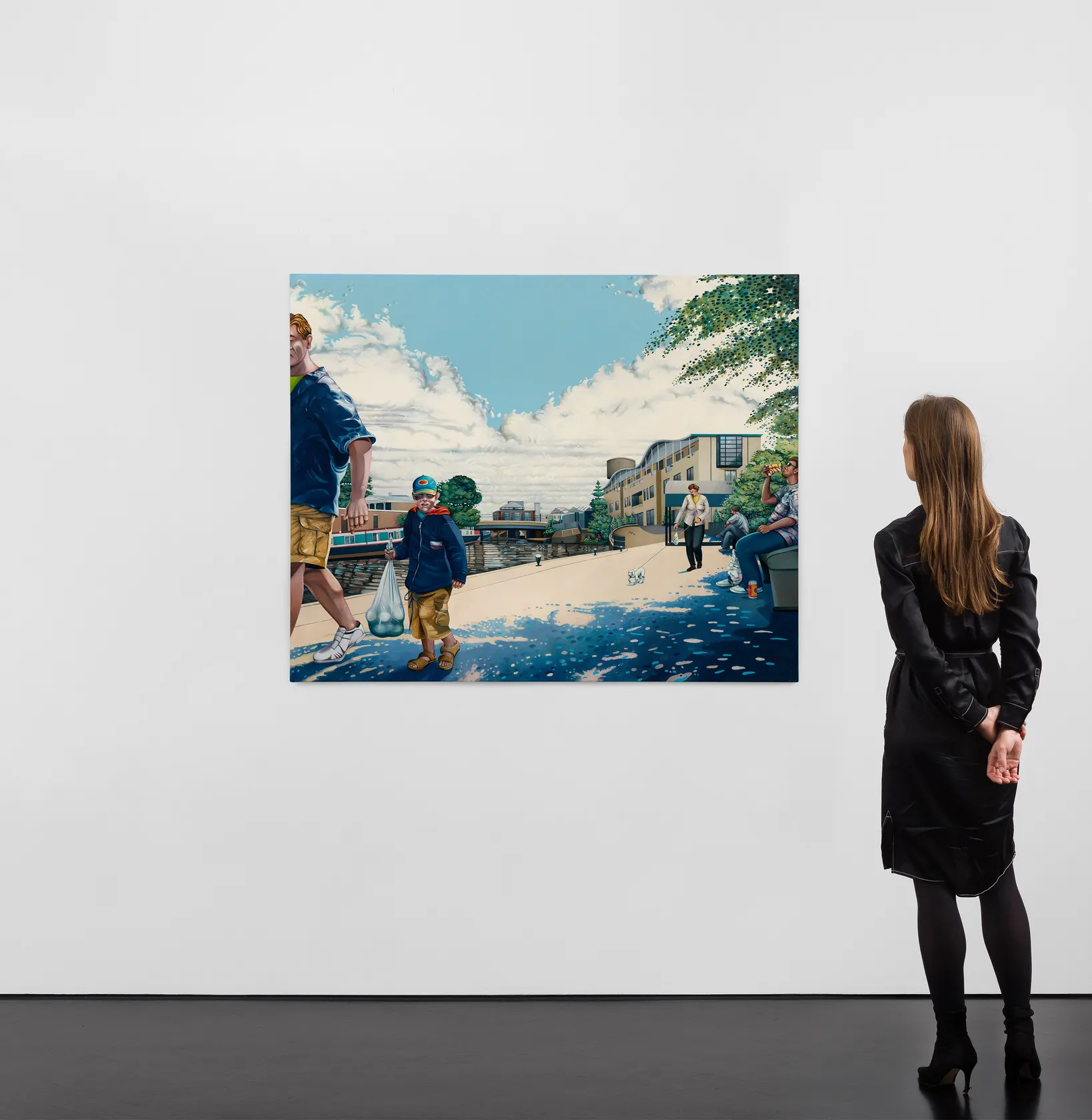 Caroline Coon Grand Union Canal, Ladbroke Grove: Outside Sainsbury's, 2005-2006